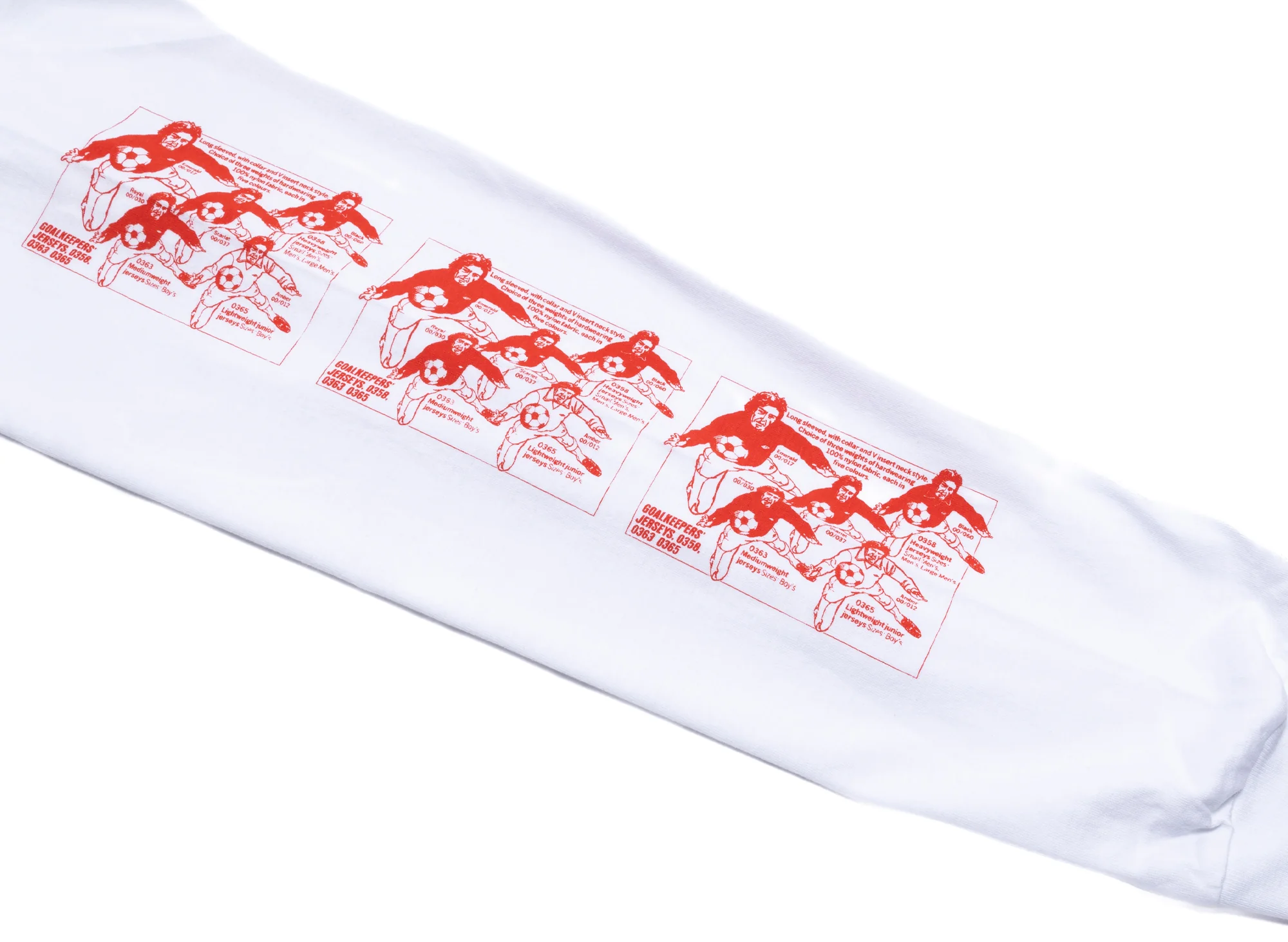 Umbro Penalty Culture Graphic Long Sleeve in White - Image 3