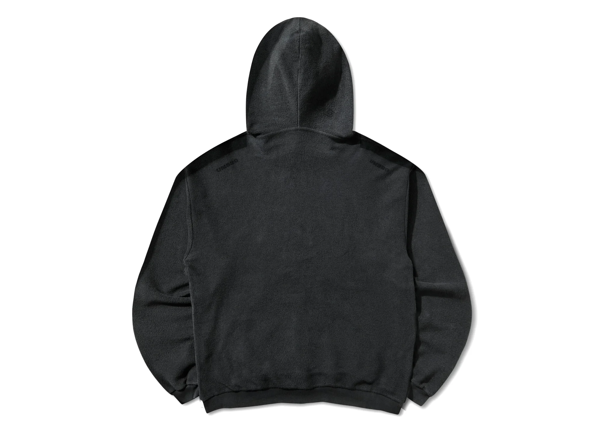 Umbro Lasered Masked Hoodie in Washed Black - Image 2