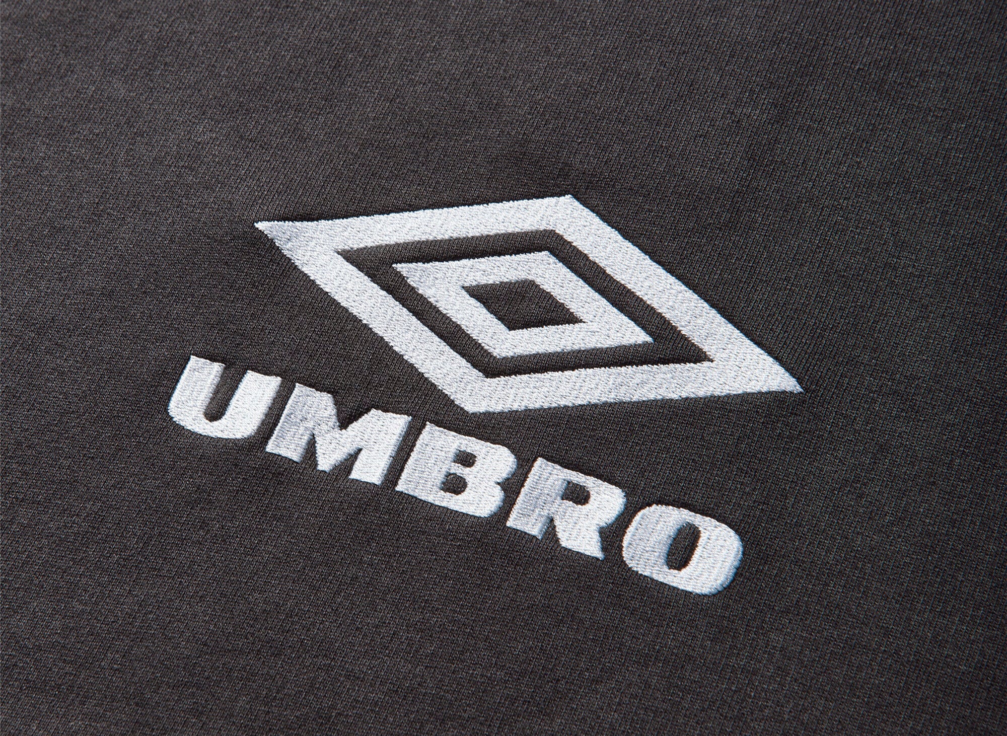 Umbro Og Logo Mask Hoodie in Washed Black - Image 3