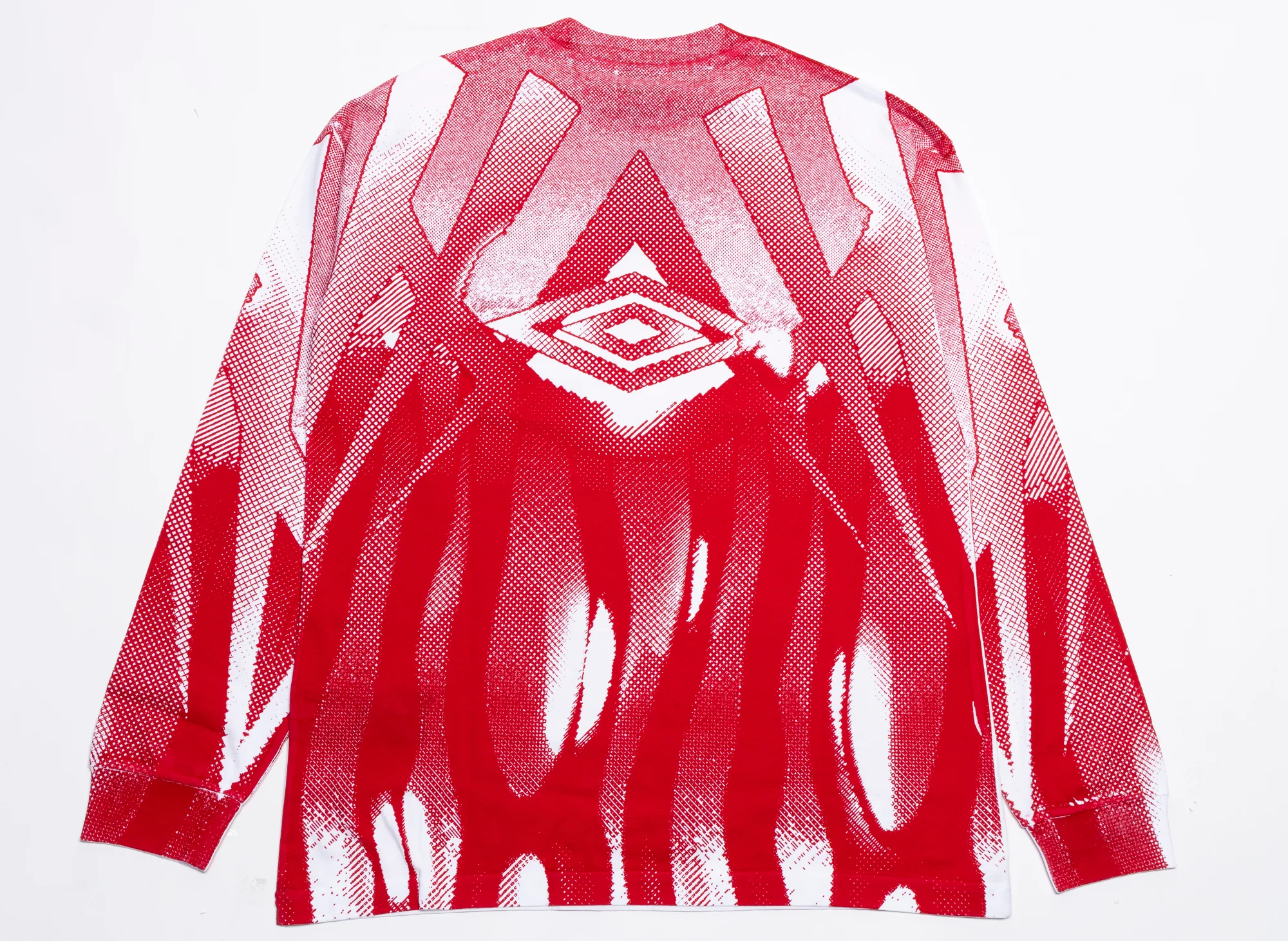 Umbro Penalty Culture L/S Warm Up Tee in Red - Image 2