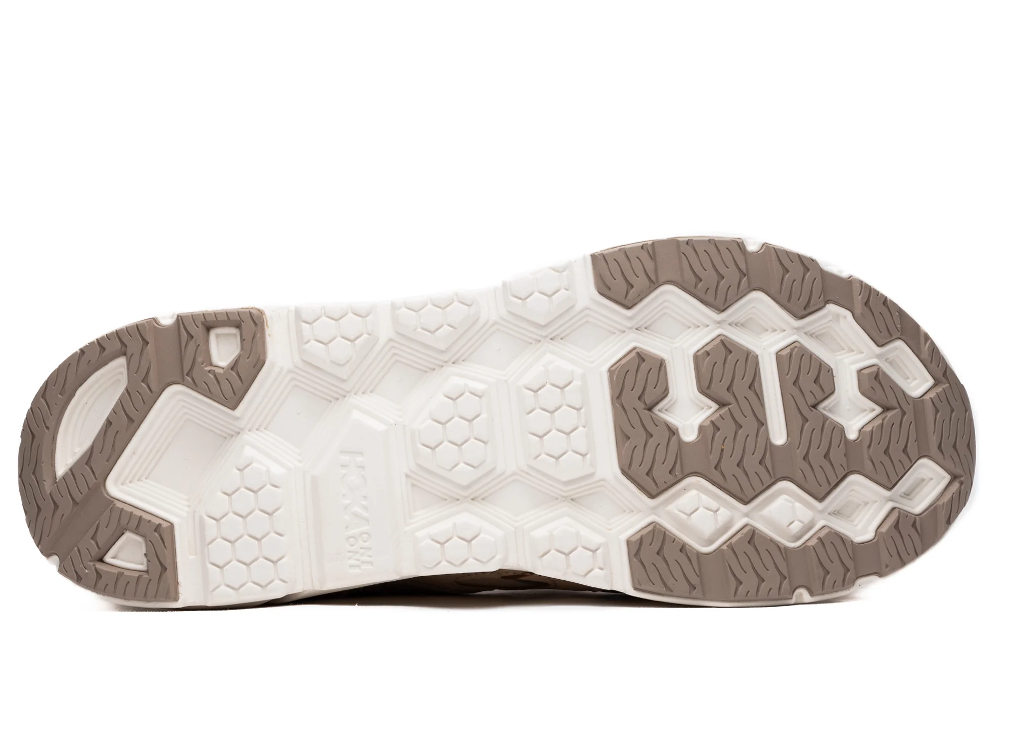 Unisex Hoka Elite Terrain System Clifton L Suede in Oak - Image 5