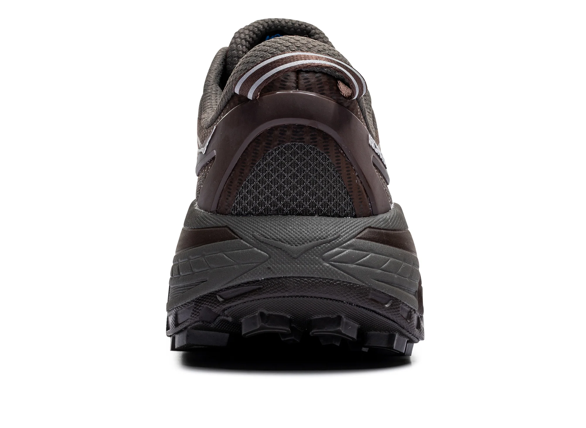 Unisex Hoka Mafate Speed 2 in Asphalt Grey / Walnut - Image 2