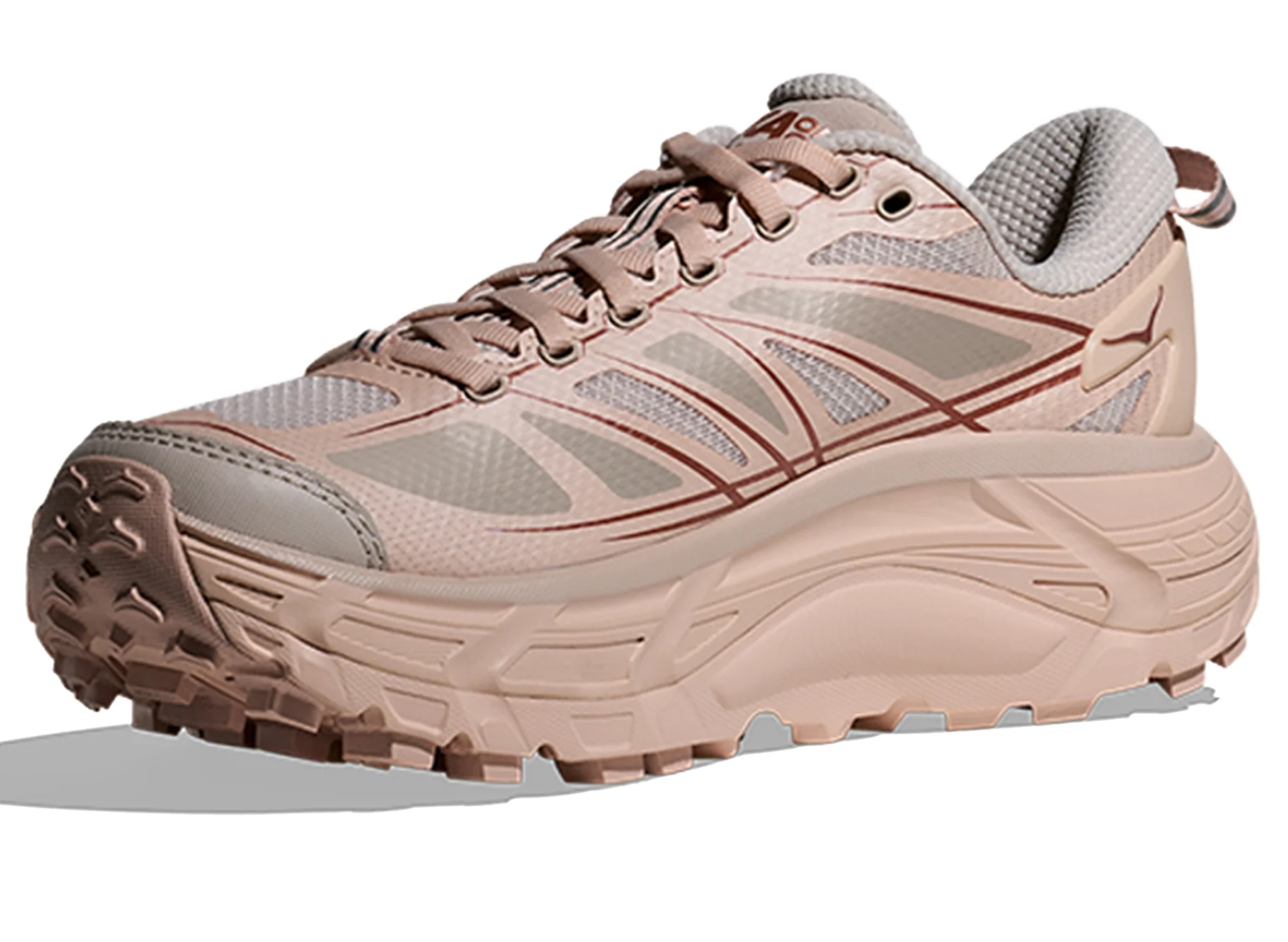 Unisex Hoka Mafate Speed 2 in Beech Wood / Stucco - Image 3