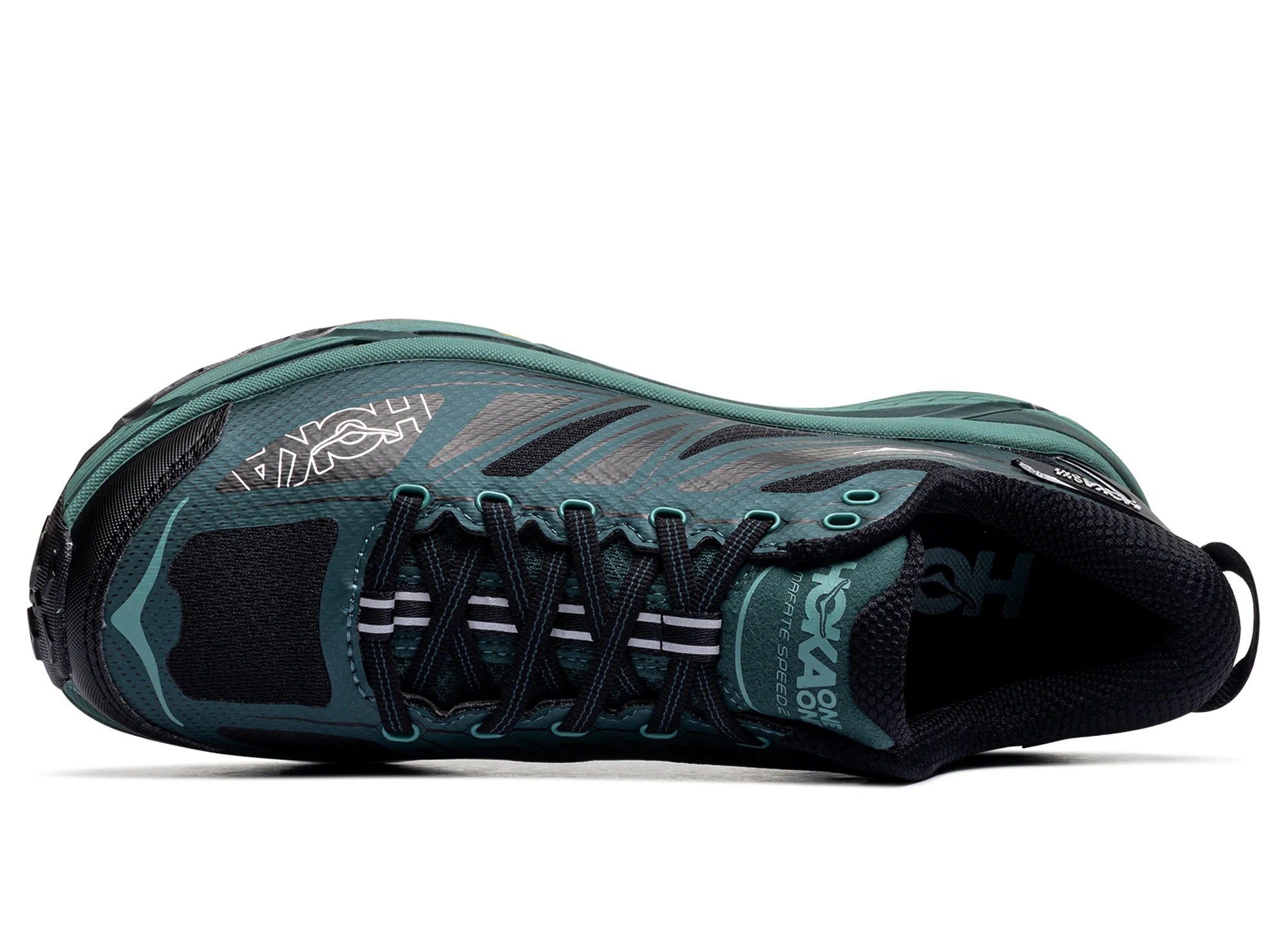Unisex Hoka Mafate Speed 2 in Black / Bay Leaf - Image 4