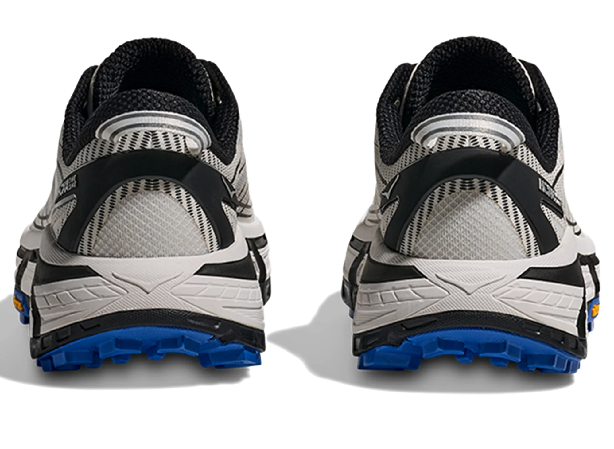 Unisex Hoka Mafate Speed 2 in White / Cobalt Blue - Image 2