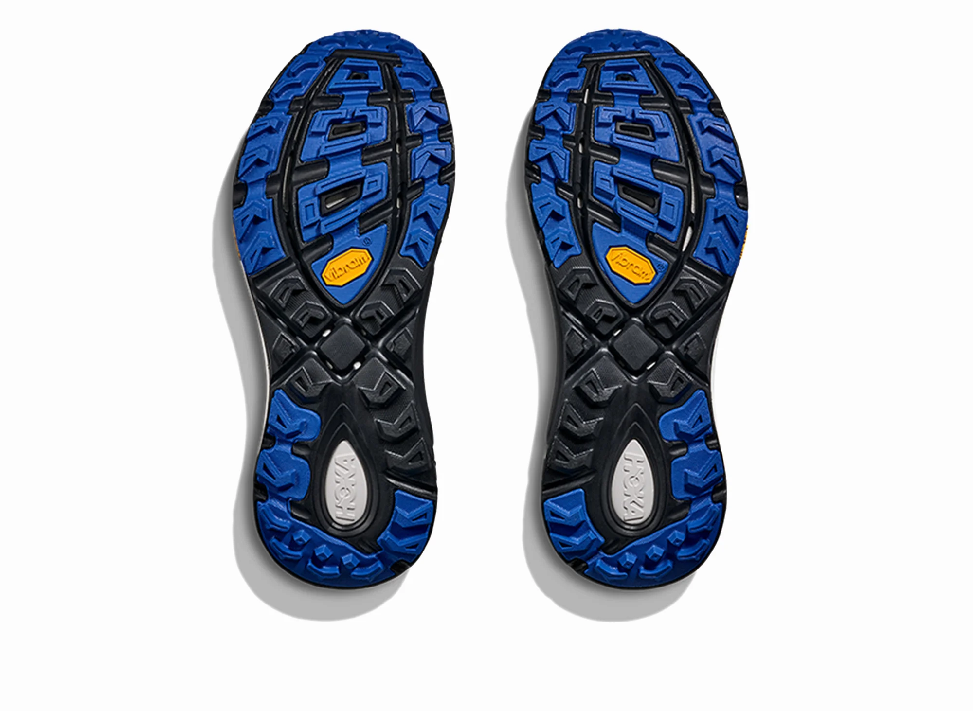 Unisex Hoka Mafate Speed 2 in White / Cobalt Blue - Image 5