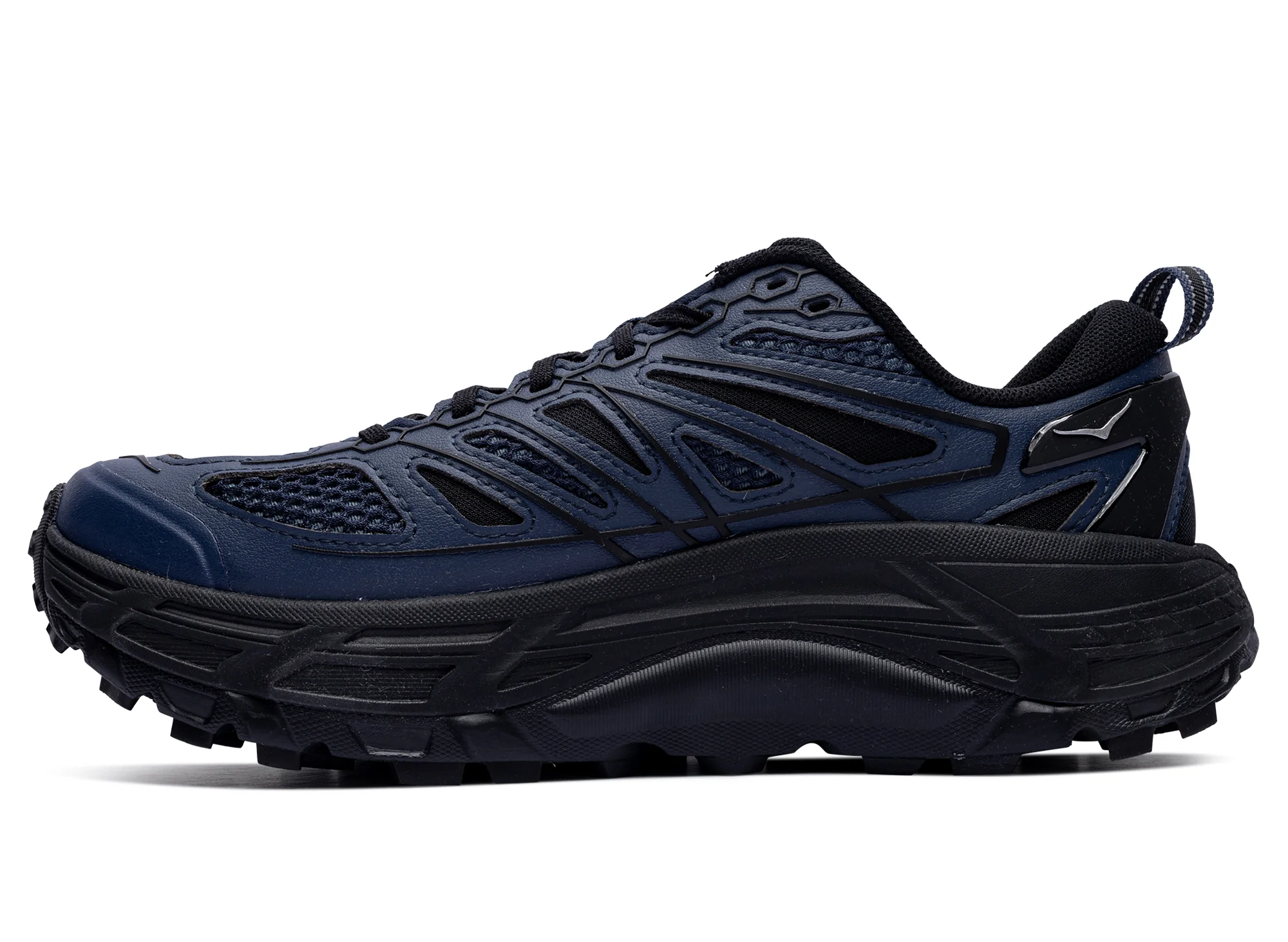 Unisex Hoka Mafate Speed 2 TS in Varsity Navy / Black - Image 3