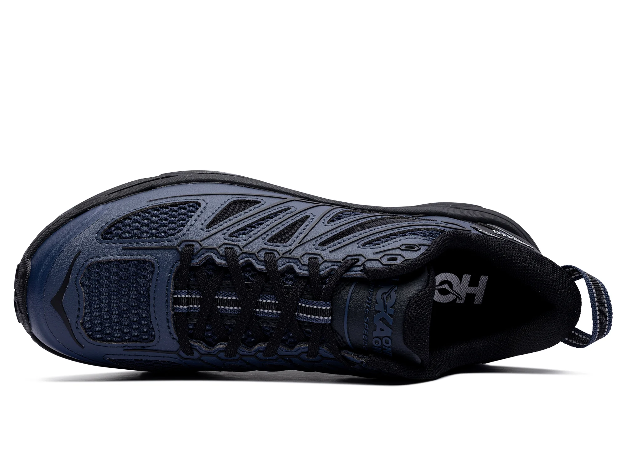 Unisex Hoka Mafate Speed 2 TS in Varsity Navy / Black - Image 4