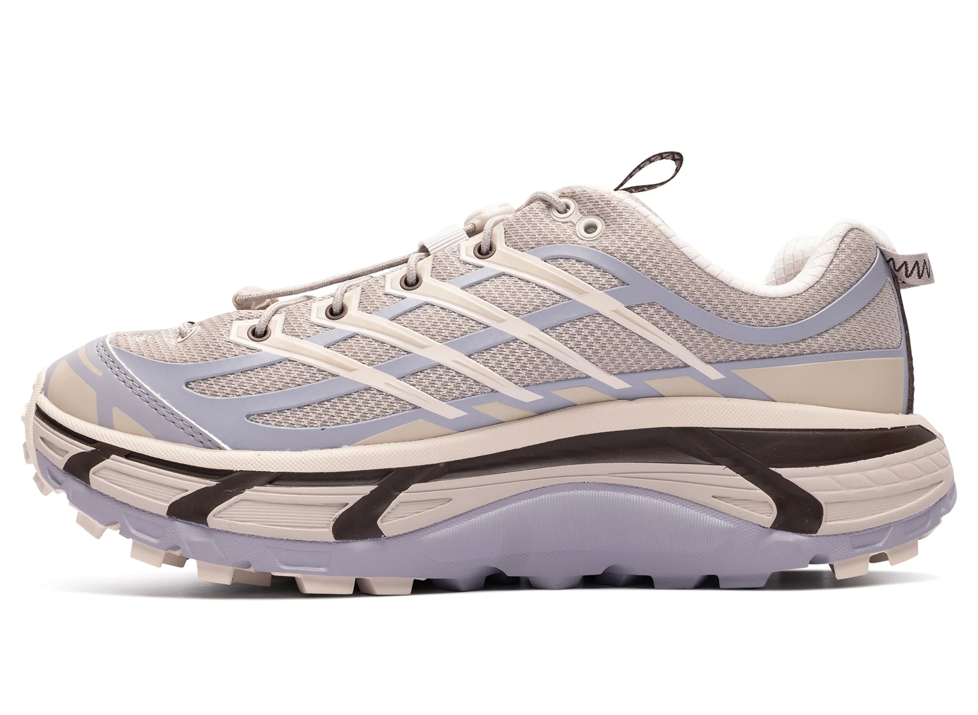 Unisex Hoka Mafate Three2 Wordmark 'Putty / Foggy Grey' - Image 3