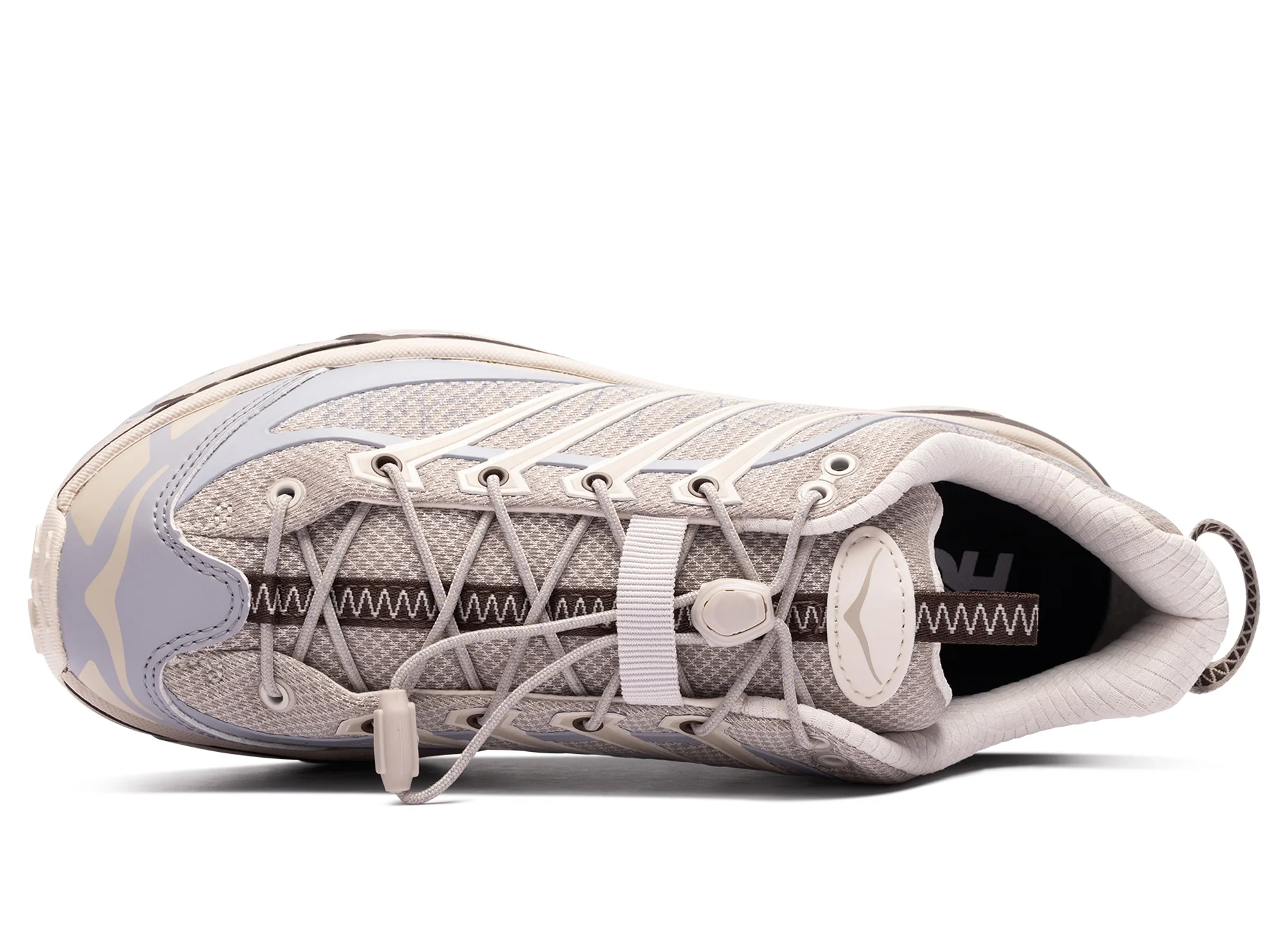 Unisex Hoka Mafate Three2 Wordmark 'Putty / Foggy Grey' - Image 4