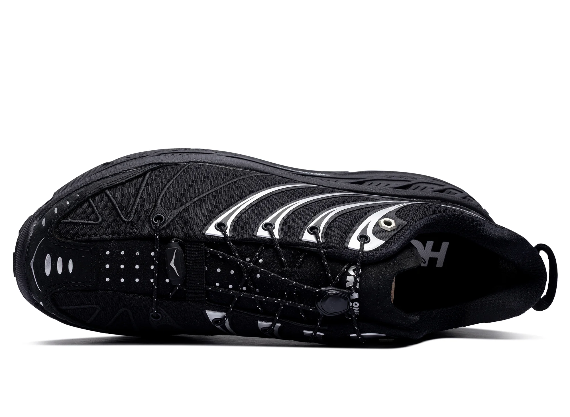 Unisex Hoka Stinson EVO GTX in Black / Silver - Image 4