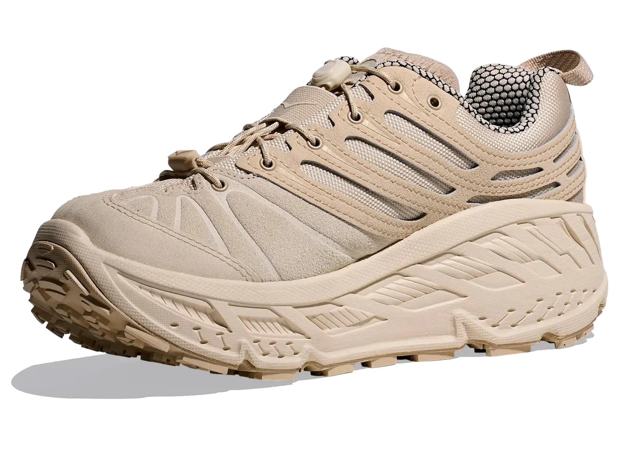 Unisex Hoka Stinson EVO OG TP in Oatmilk / Cream - Image 3