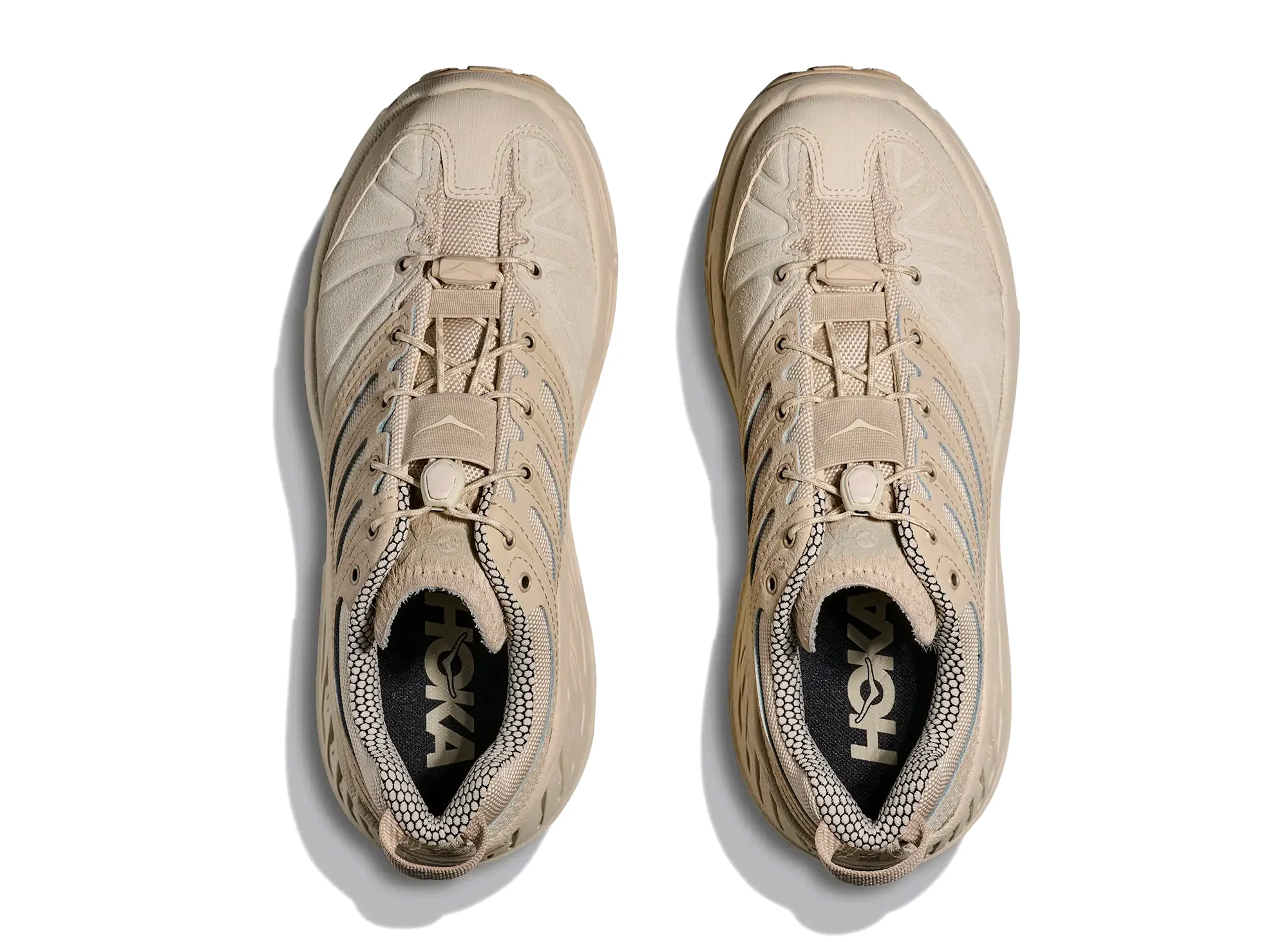 Unisex Hoka Stinson EVO OG TP in Oatmilk / Cream - Image 4