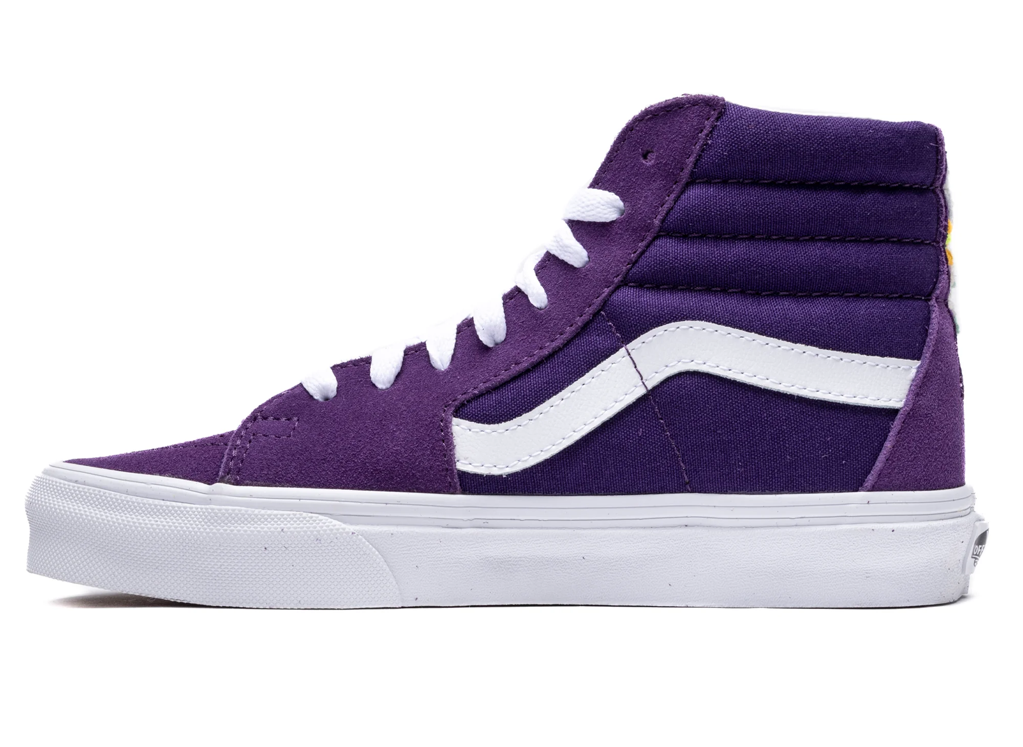 Unisex Vans Sk8 Hi Floral - Image 3