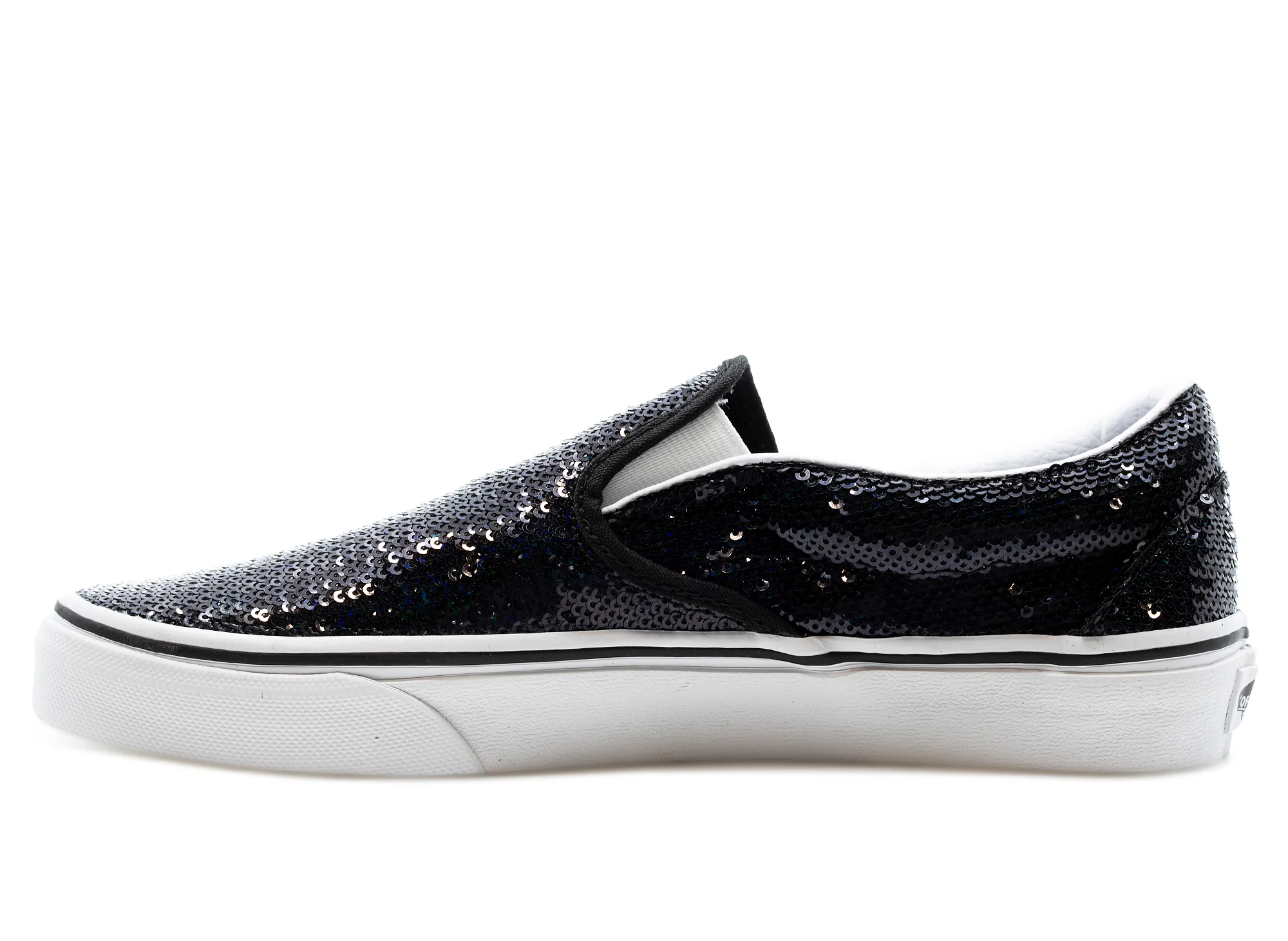 Women's Vans Classic Slip On 'Micro Sequins' - Image 3