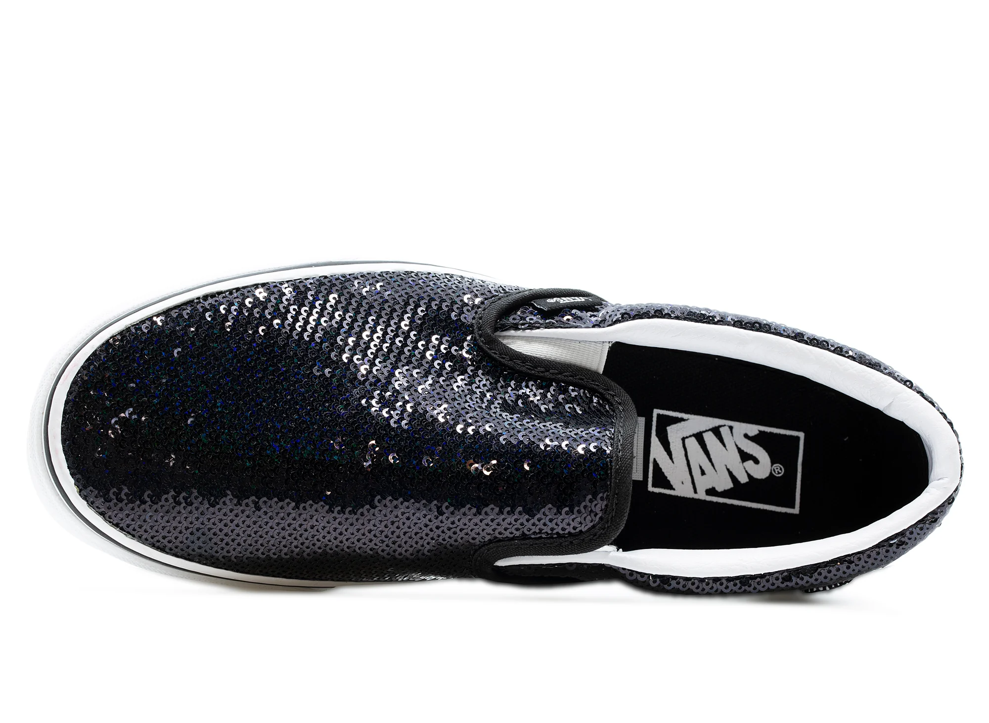 Women's Vans Classic Slip On 'Micro Sequins' - Image 4