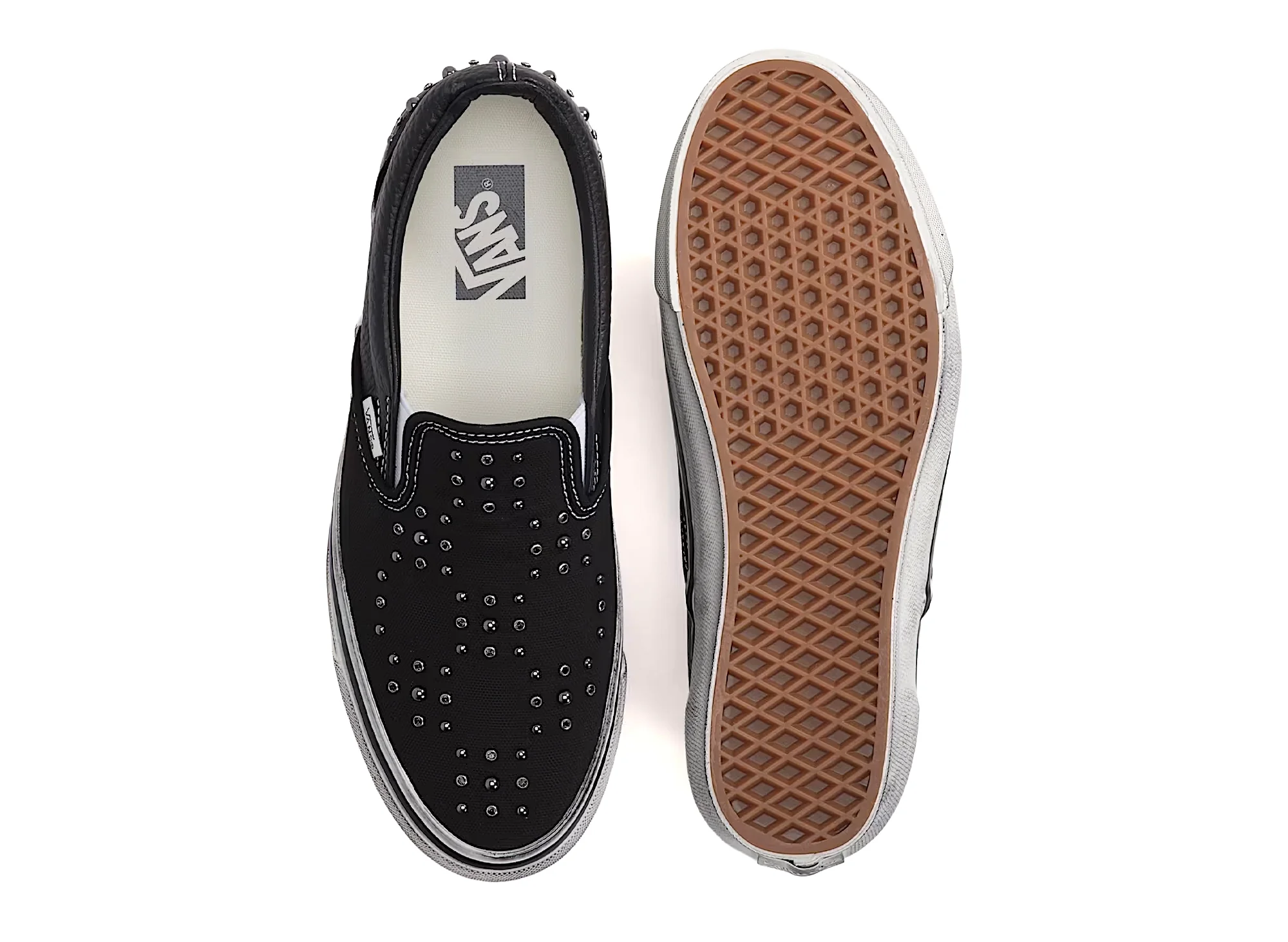 Vans LX Classic Slip-On 98 Pearlized in Black - Image 3