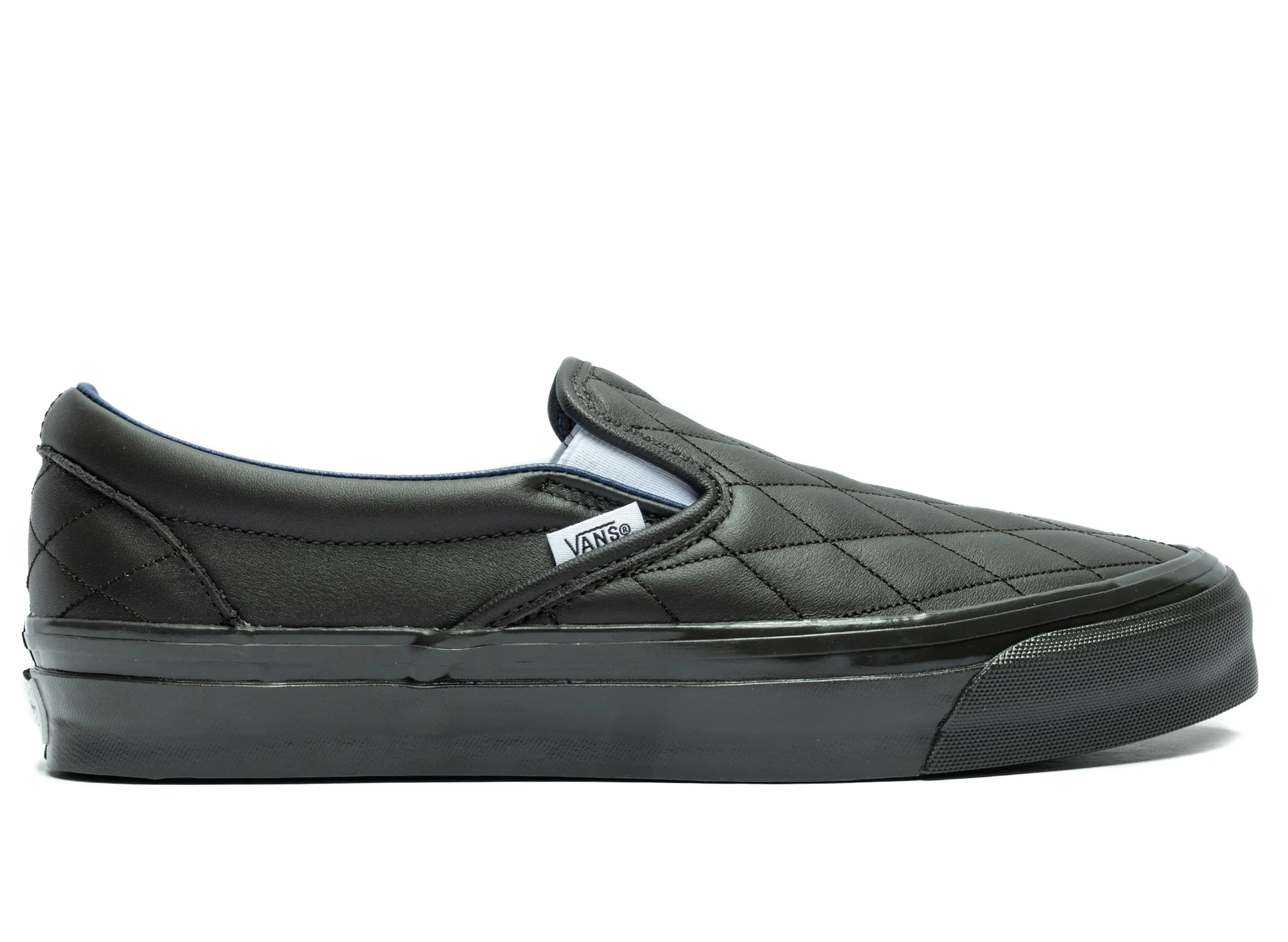 Vans LX Classic Slip-On 98 Quilted Leather in Black