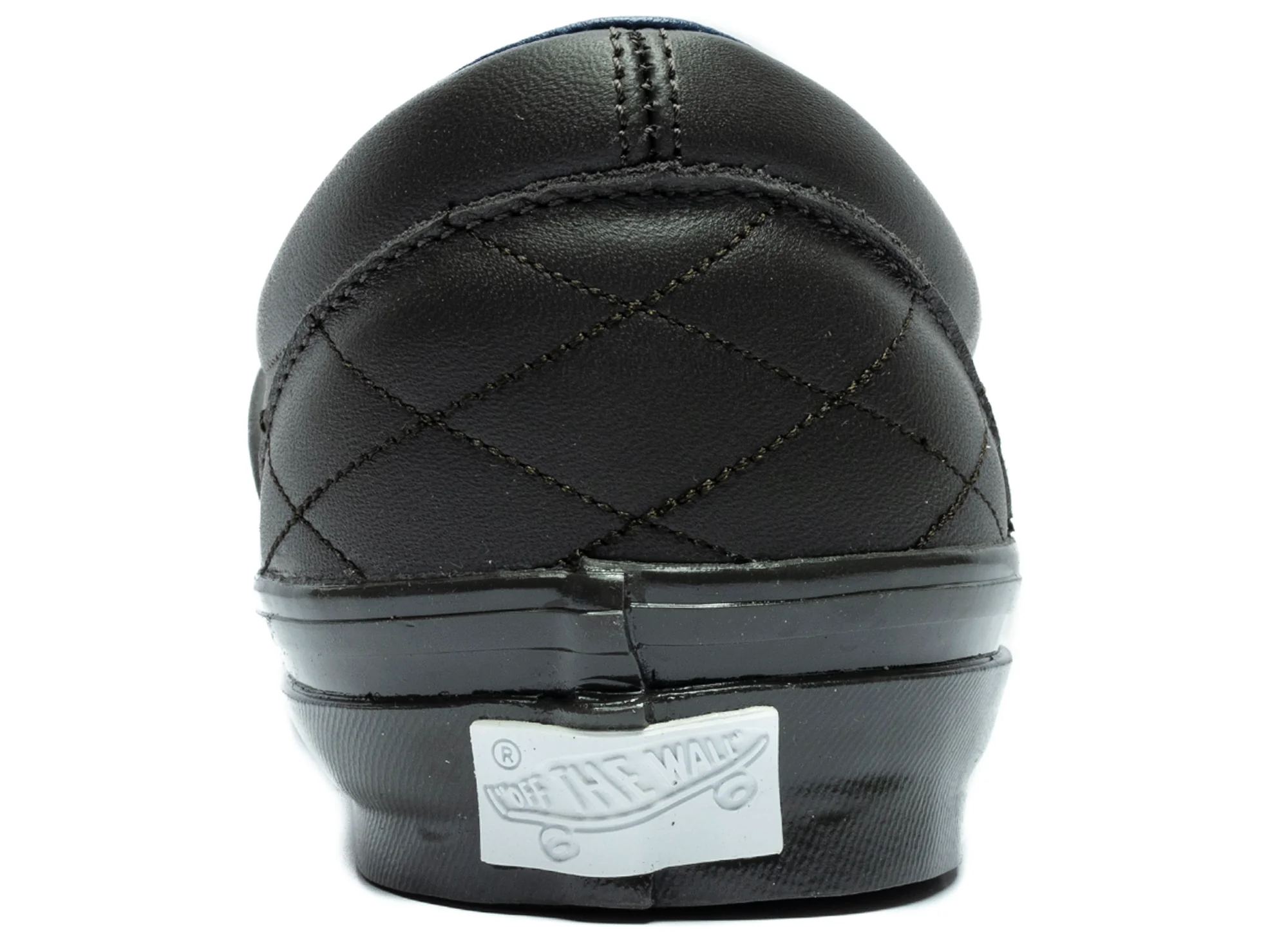 Vans LX Classic Slip-On 98 Quilted Leather in Black - Image 2