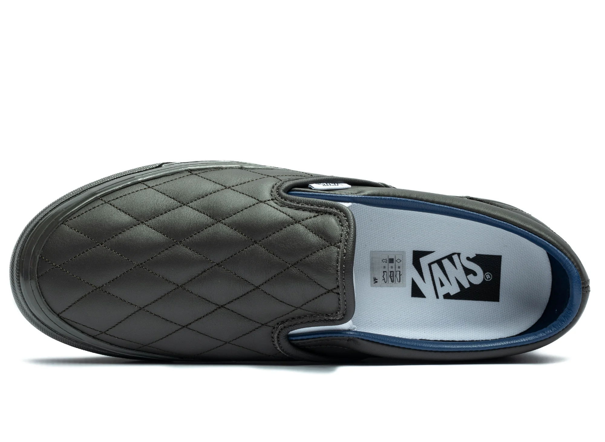 Vans LX Classic Slip-On 98 Quilted Leather in Black - Image 4
