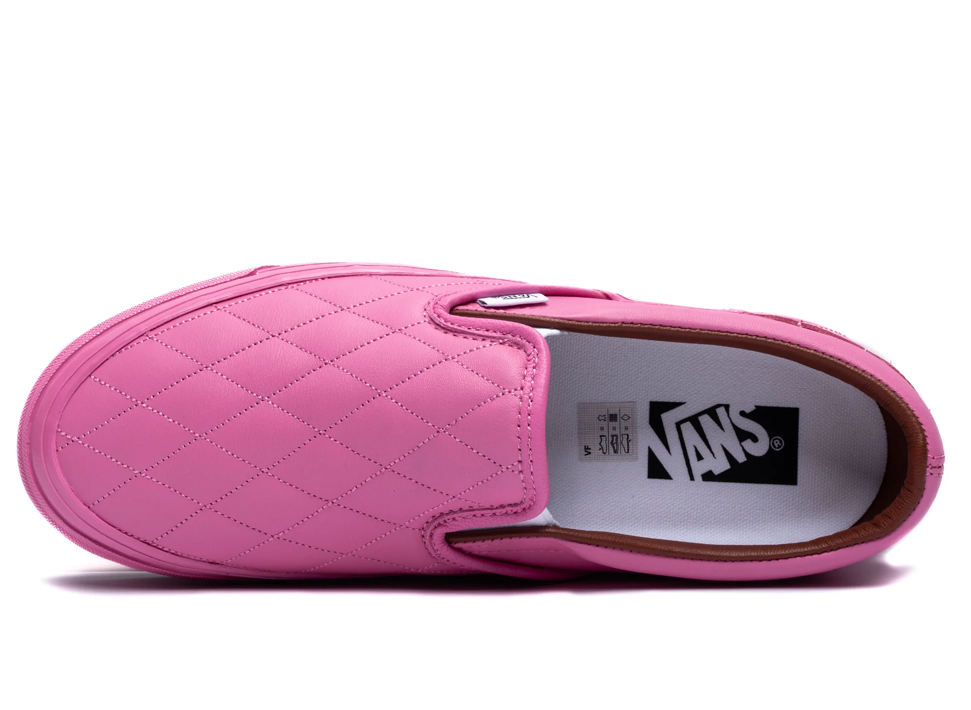Vans LX Classic Slip-On 98 Quilted Leather in Pink - Image 4