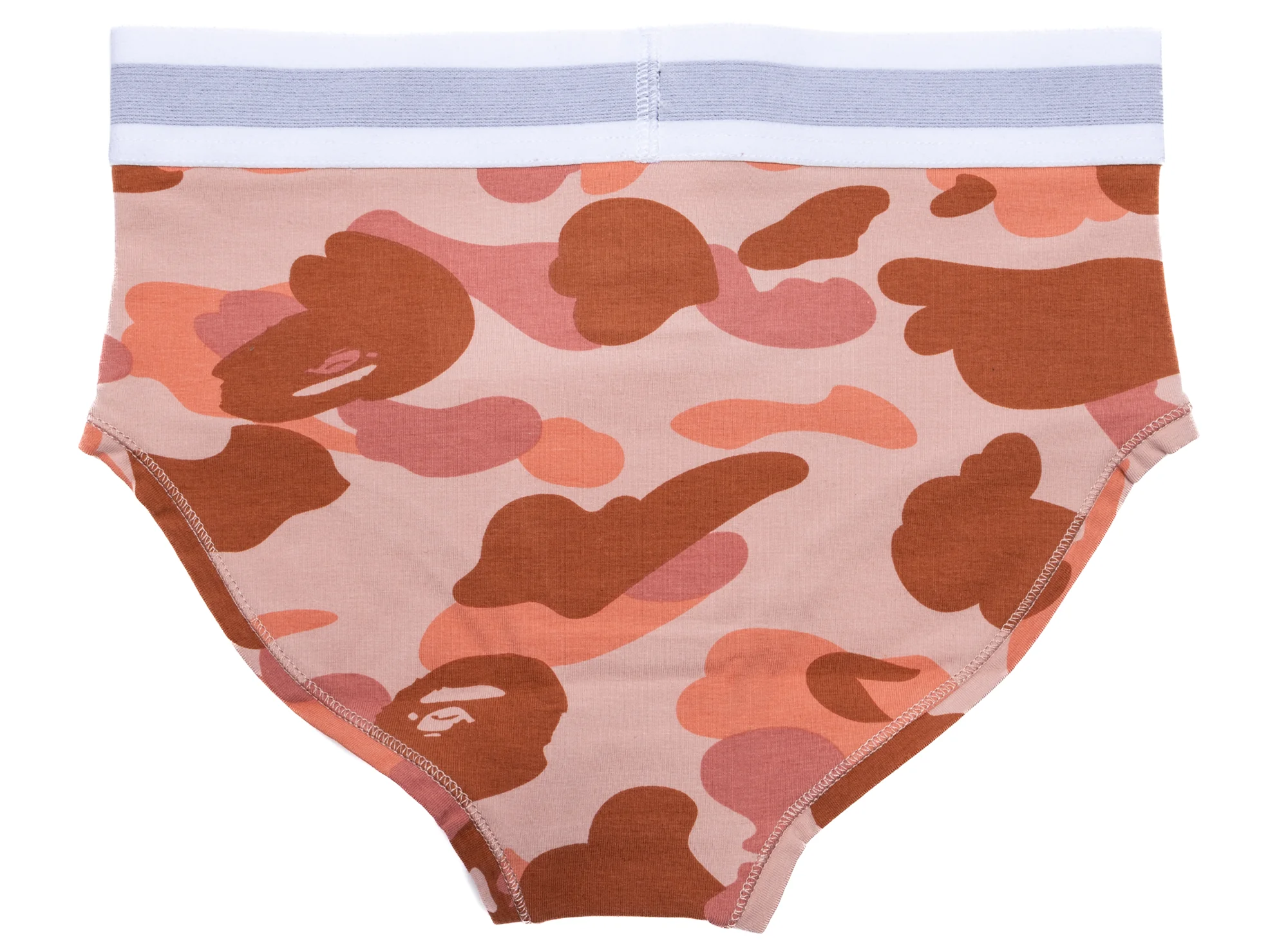 Women's A Bathing Ape 1st Camo Underwear Shorts in Pink - Image 2