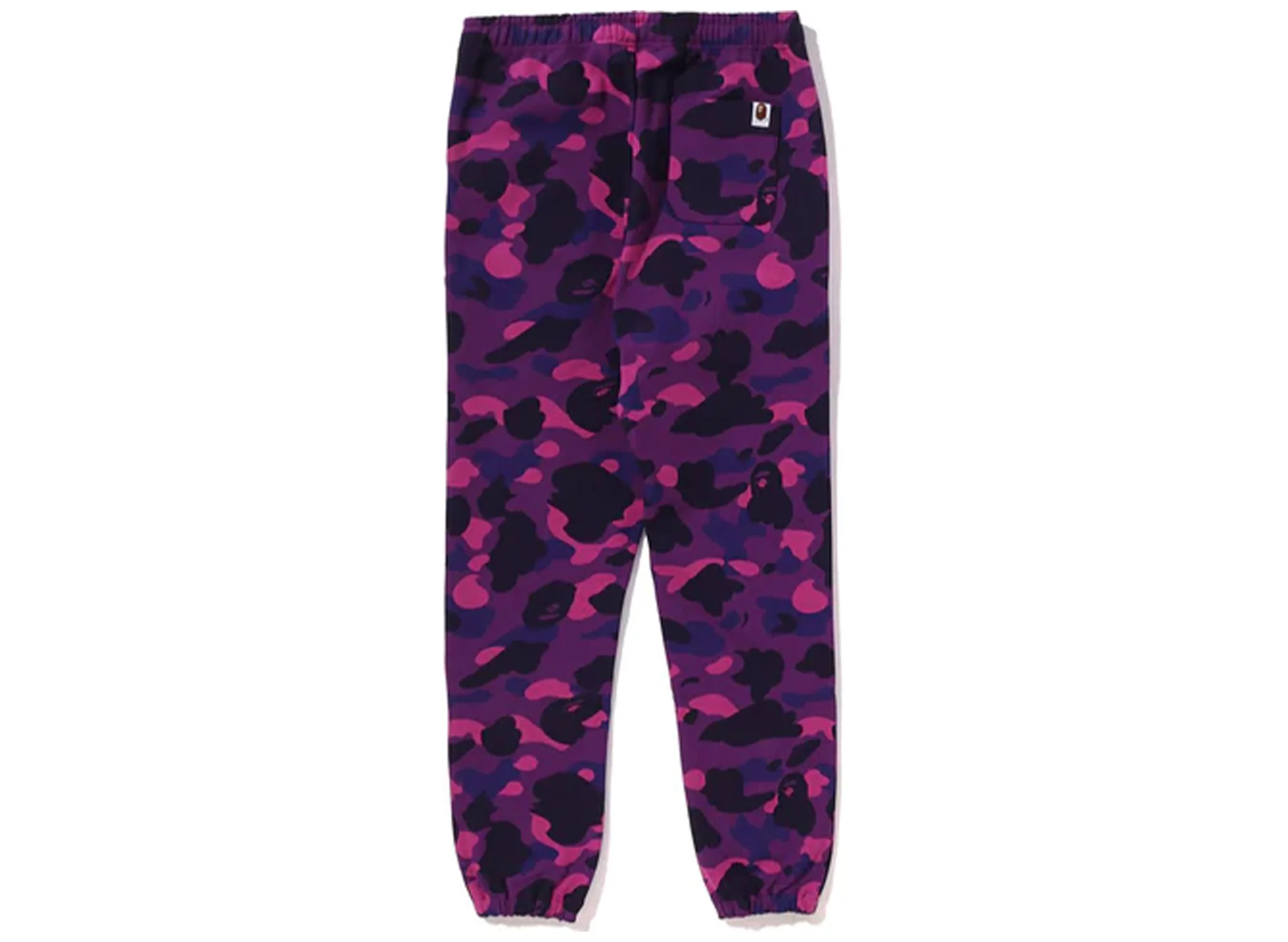 Women's A Bathing Ape Color Camo Sweatpants in Purple - Image 2