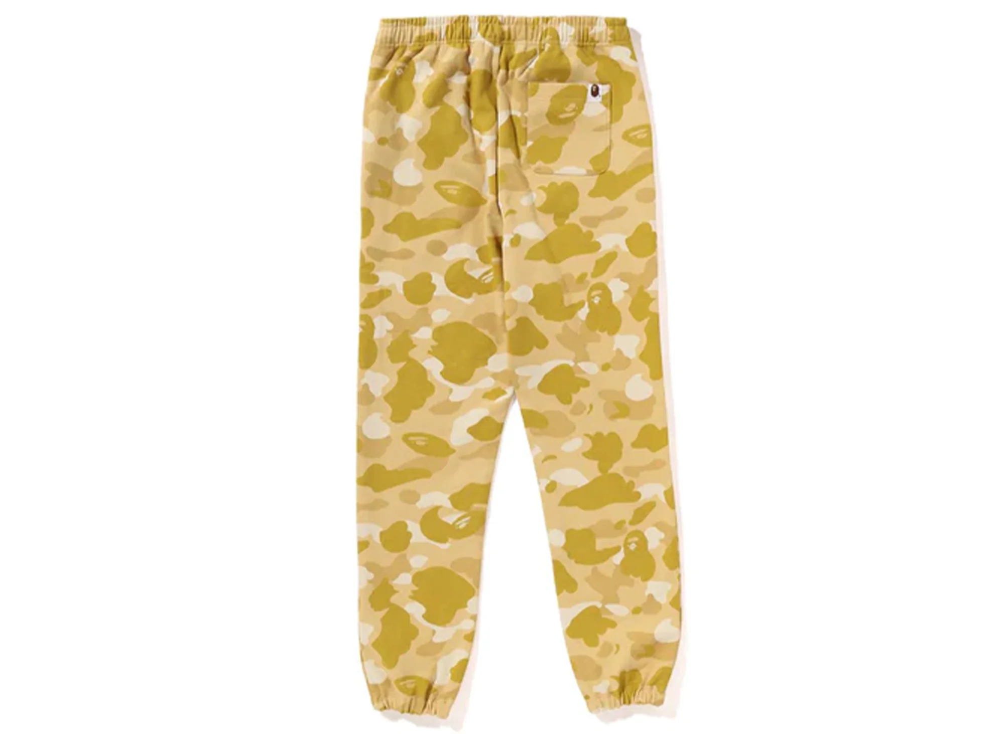 Women's A Bathing Ape Color Camo Sweatpants in Yellow - Image 2