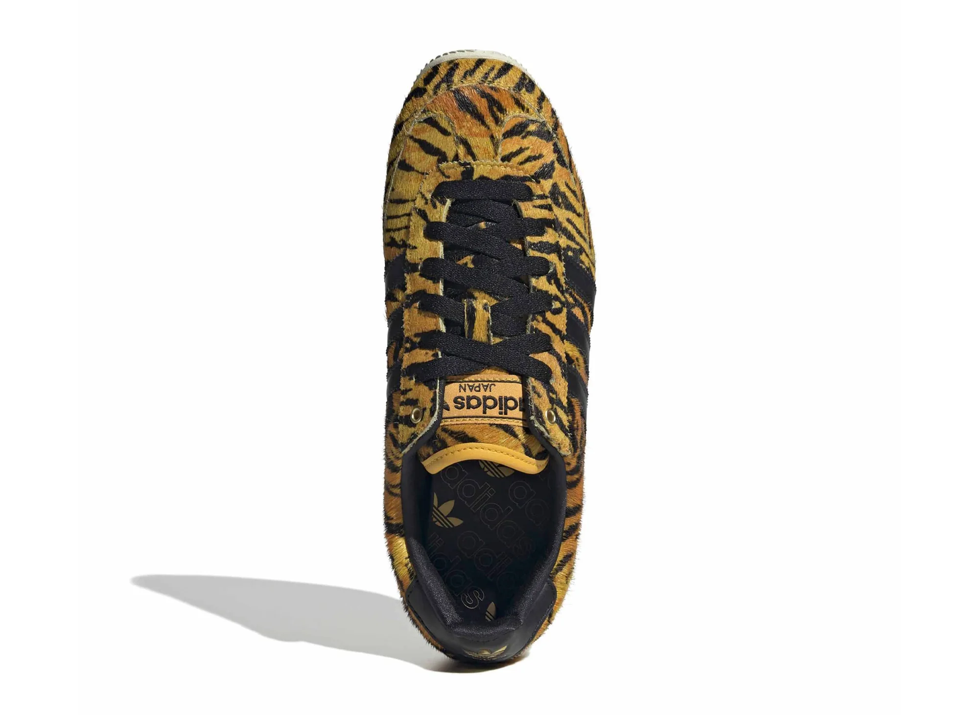 Women's Adidas Japan in Yellow / Core Black - Image 4