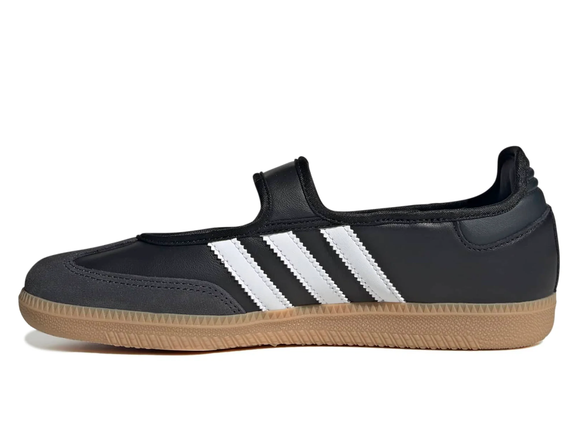 Women's Adidas Samba Jane in Footwear White / Core Black - Image 3