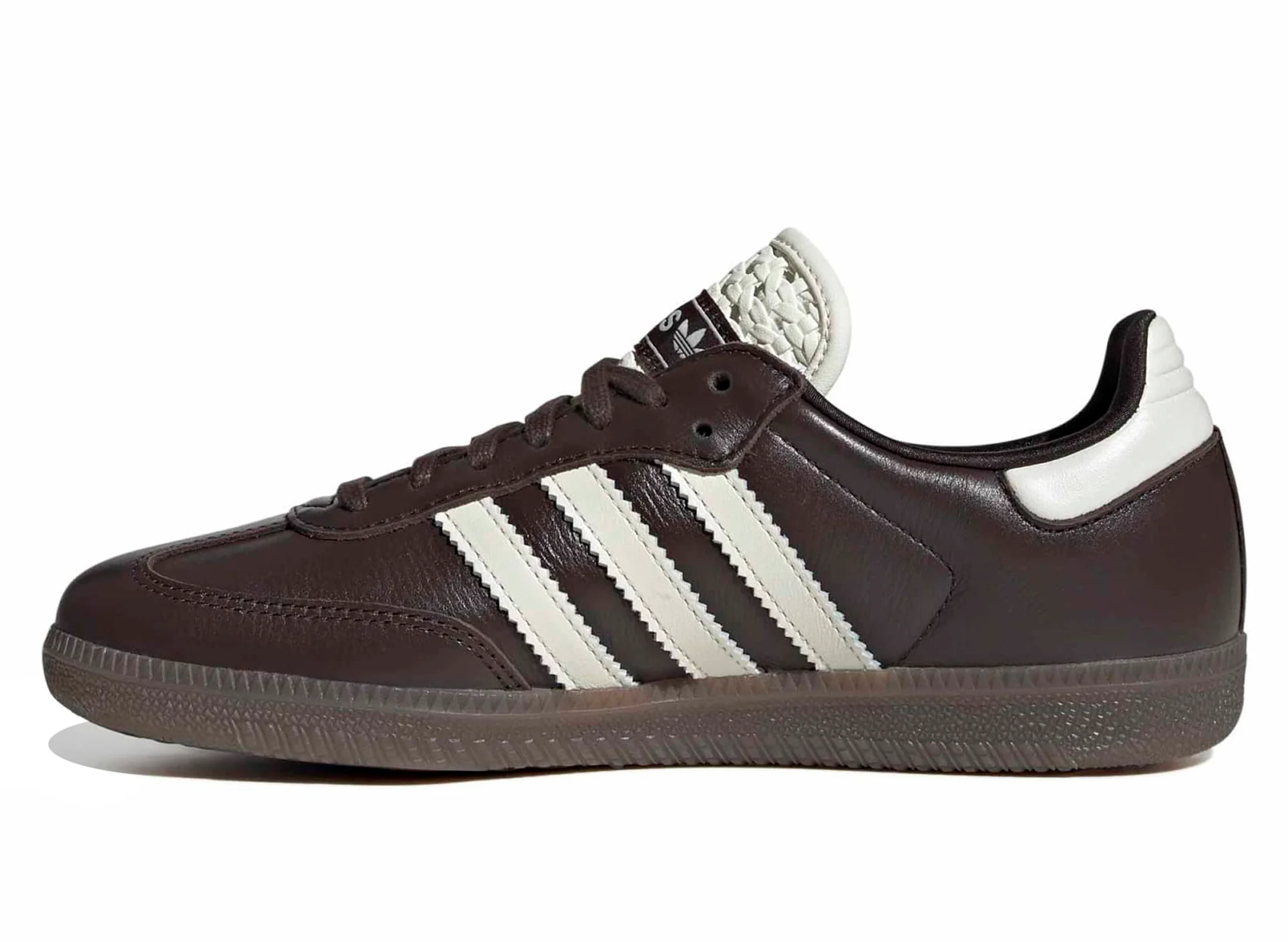 Women's Adidas Samba OG in Aurora Coffee / Off White - Image 3
