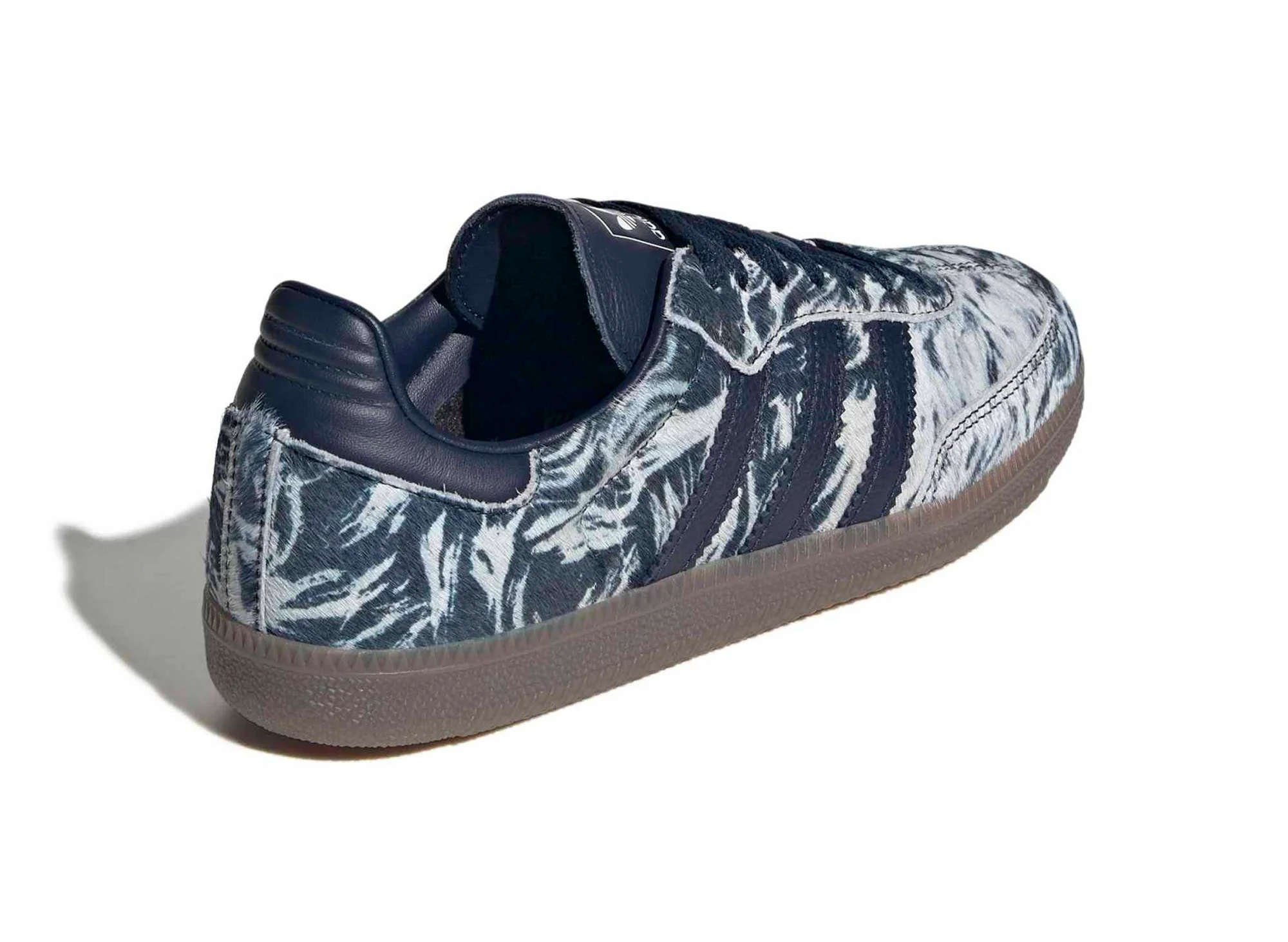 Women's Adidas Samba OG in Night Indigo / Off White - Image 2