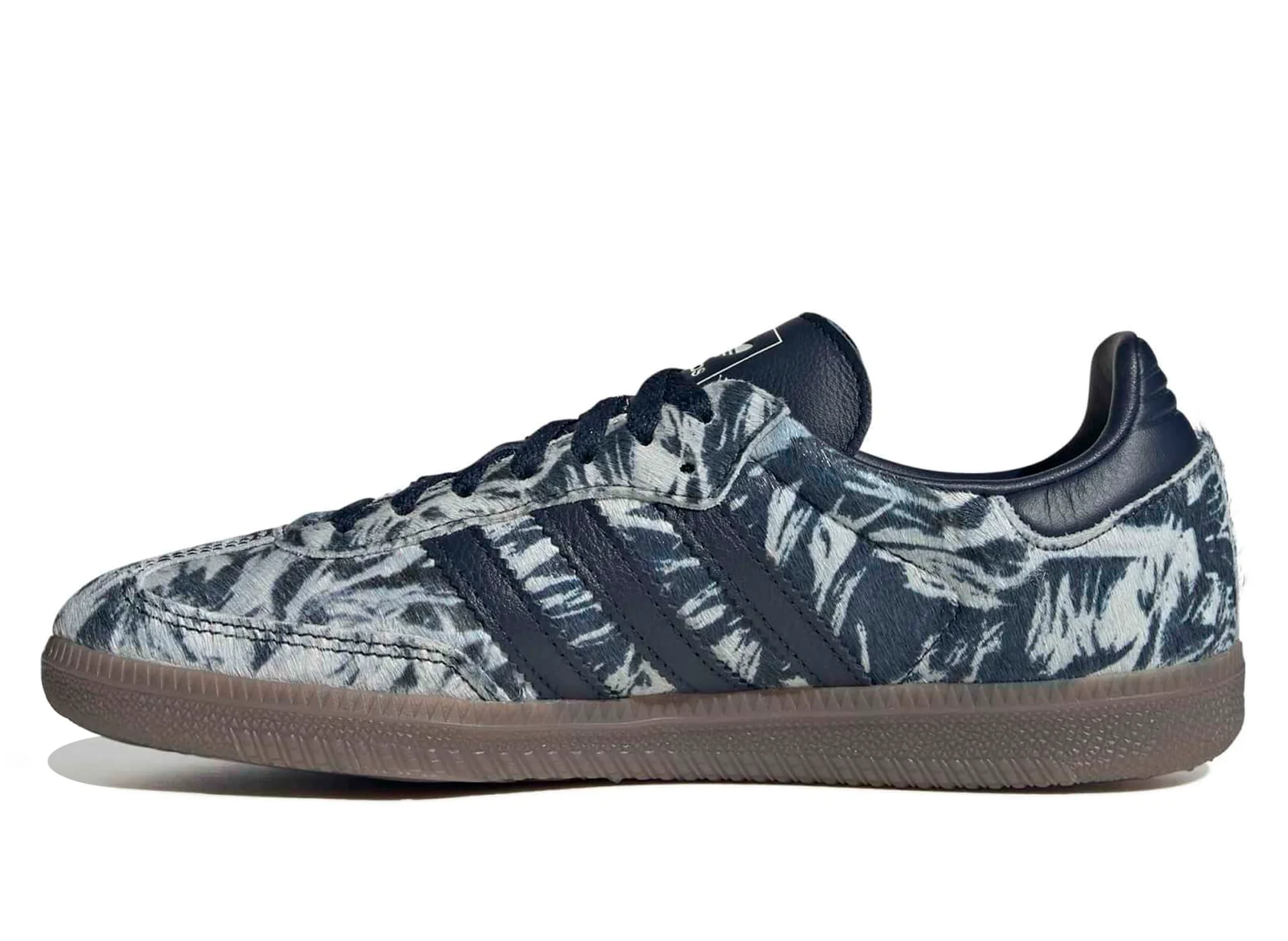 Women's Adidas Samba OG in Night Indigo / Off White - Image 3