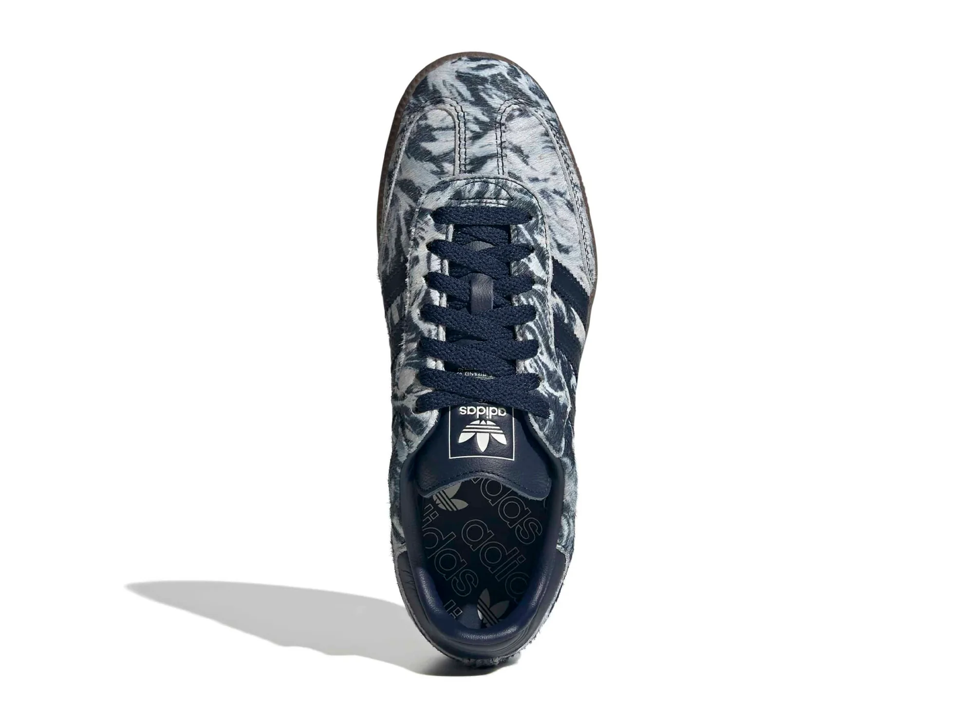 Women's Adidas Samba OG in Night Indigo / Off White - Image 4