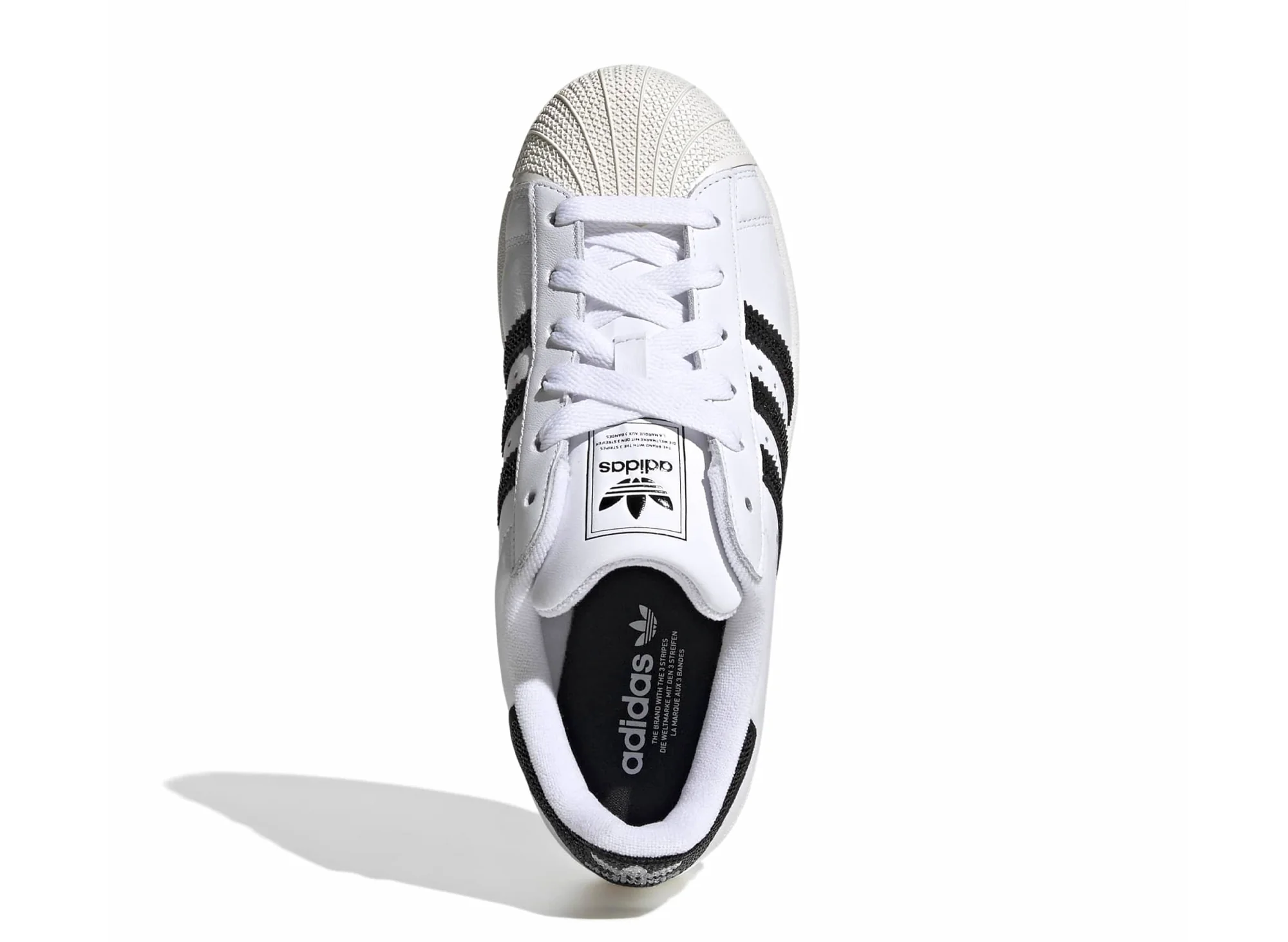 Women's Adidas Superstar II in Footwear White - Image 4