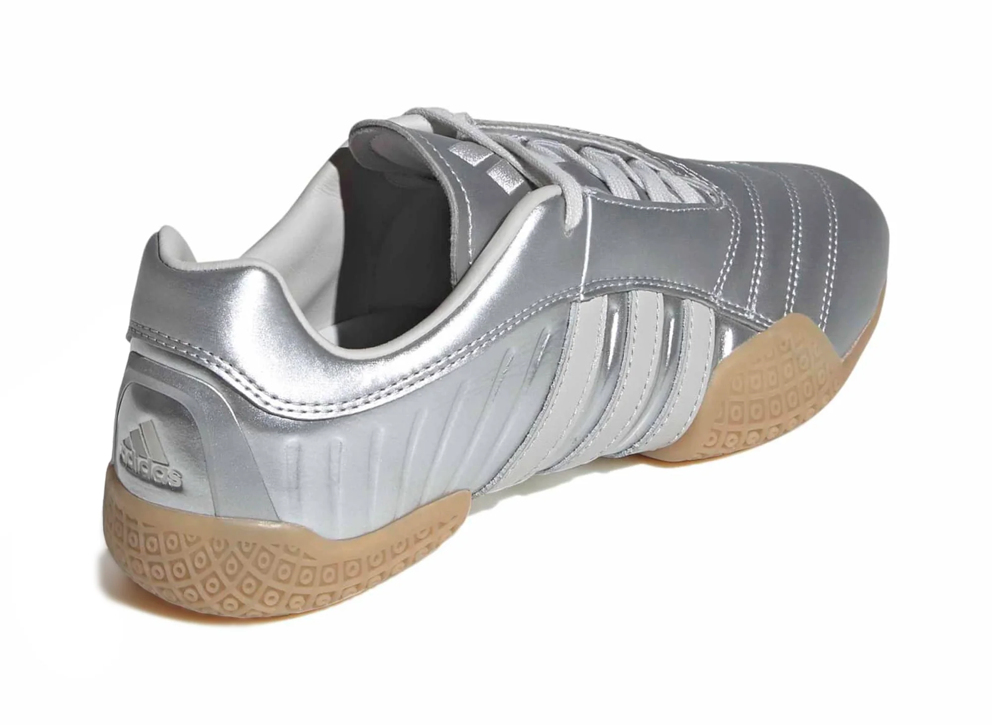 Women's Adidas Taekwondo Mei Elite in Silver Metallic - Image 2