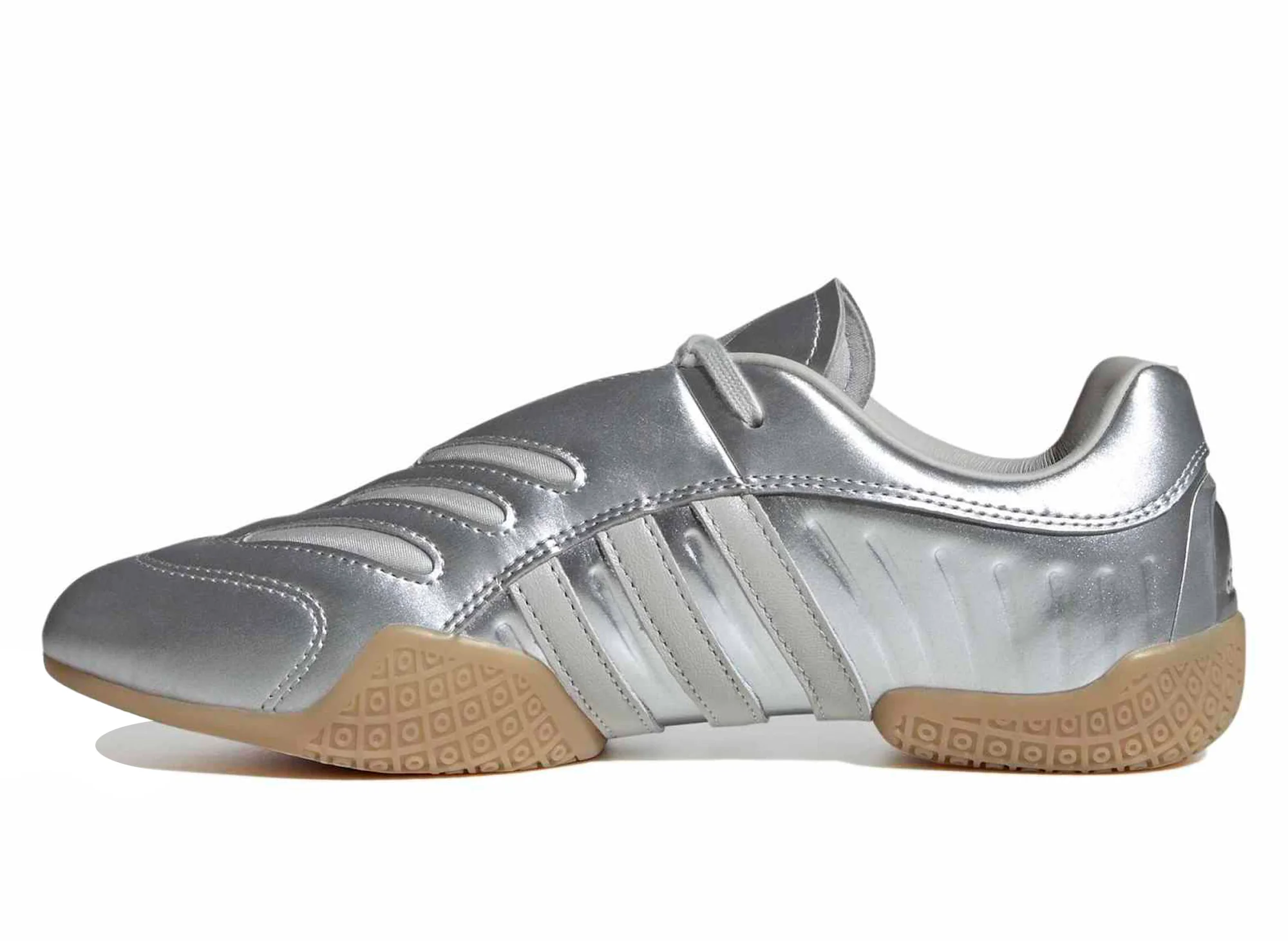Women's Adidas Taekwondo Mei Elite in Silver Metallic - Image 3