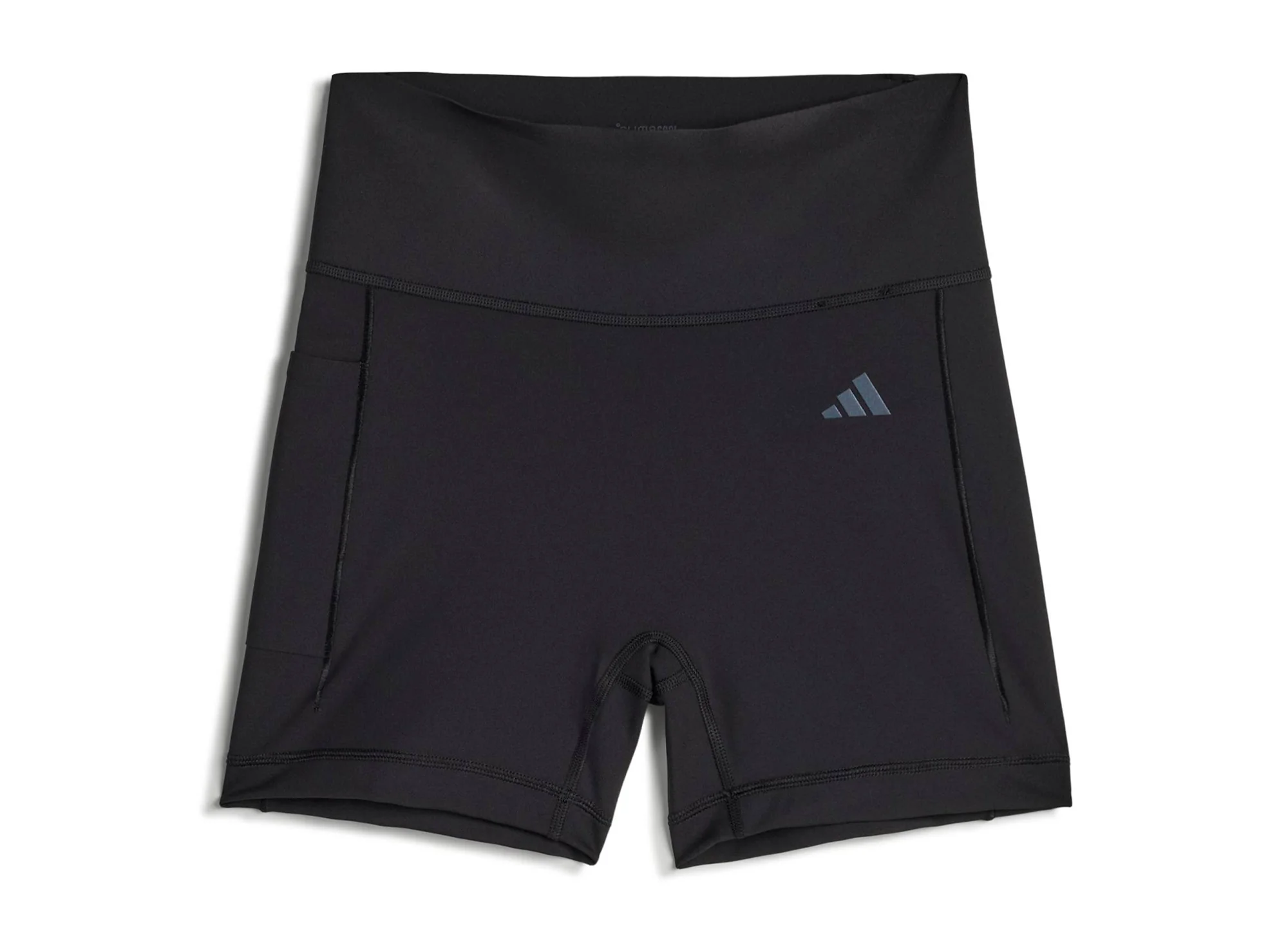 Women's Adidas x Entire Studios Optime Short Training Leggings in Black - Image 7