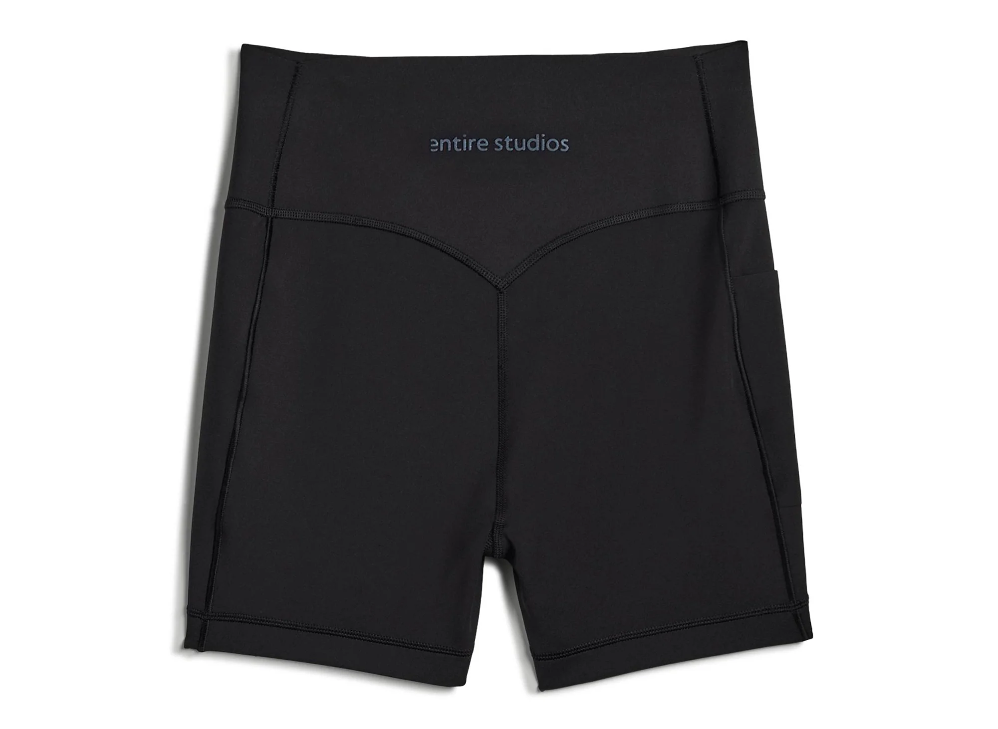 Women's Adidas x Entire Studios Optime Short Training Leggings in Black - Image 8