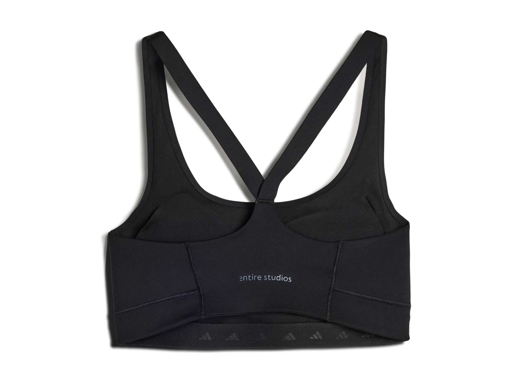 Women's Adidas x Entire Studios Optime Training Bra in Black - Image 8