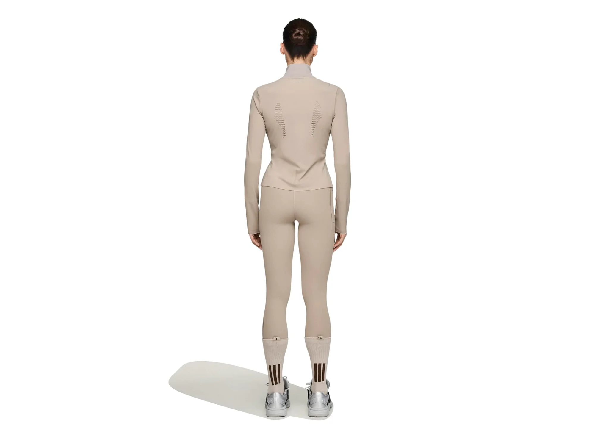 Women's Adidas x Entire Studios Training Jacket in Putty Beige - Image 3