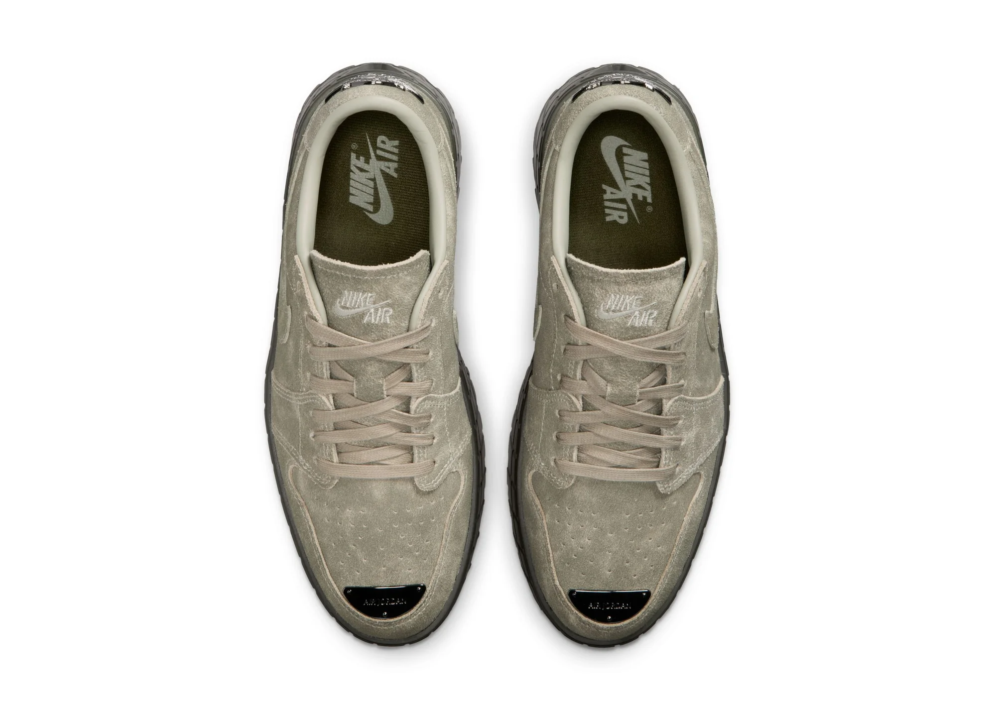 Women's Air Jordan 1 Brooklyn Low in Spruce Fog - Image 4