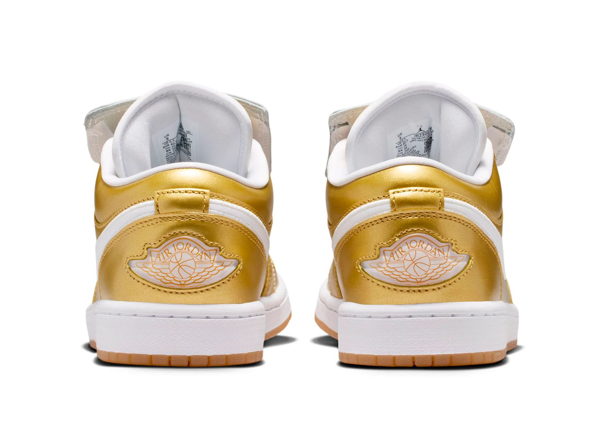 Women's Air Jordan 1 Low in Gold - Image 2