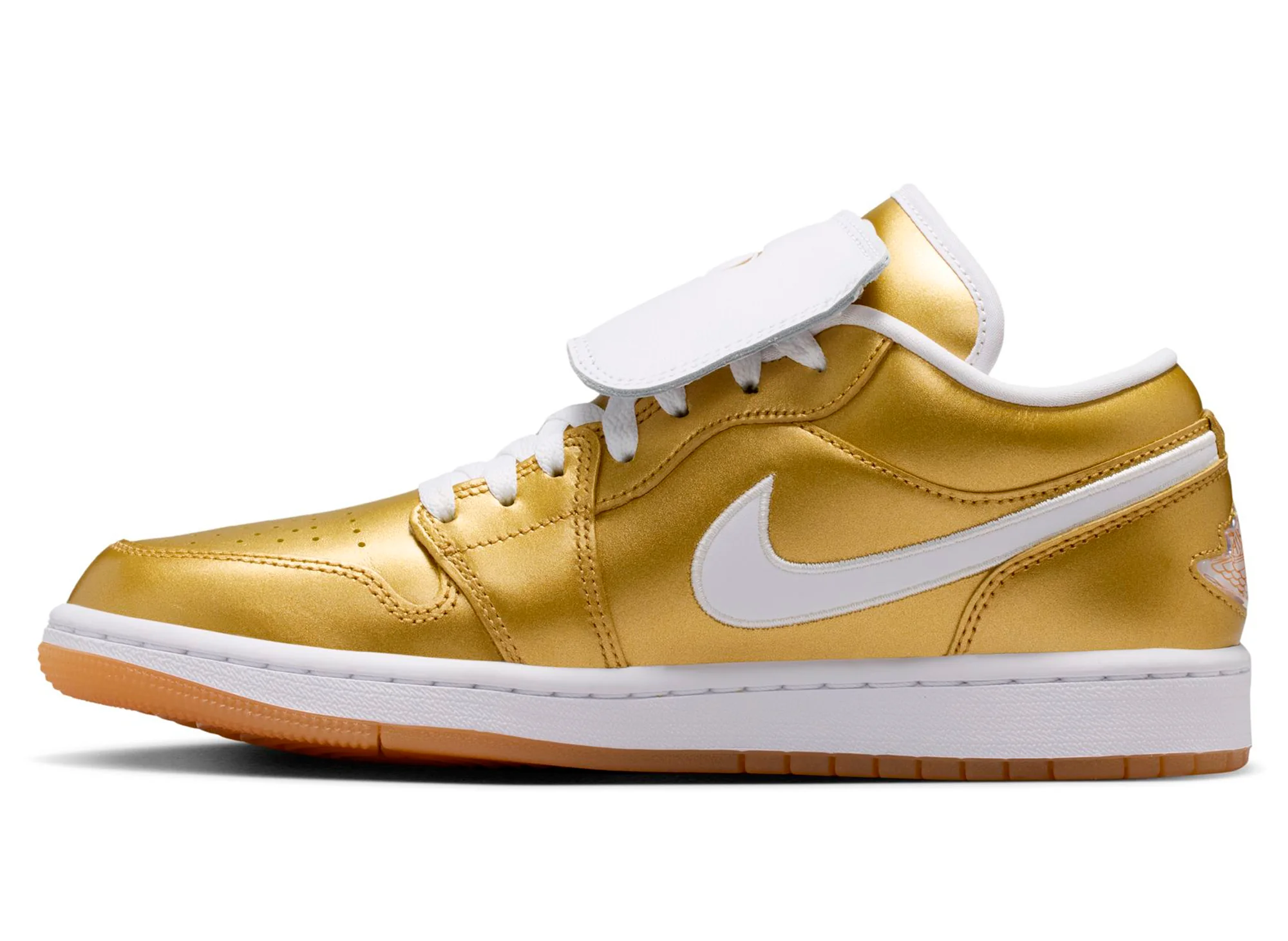 Women's Air Jordan 1 Low in Gold - Image 3