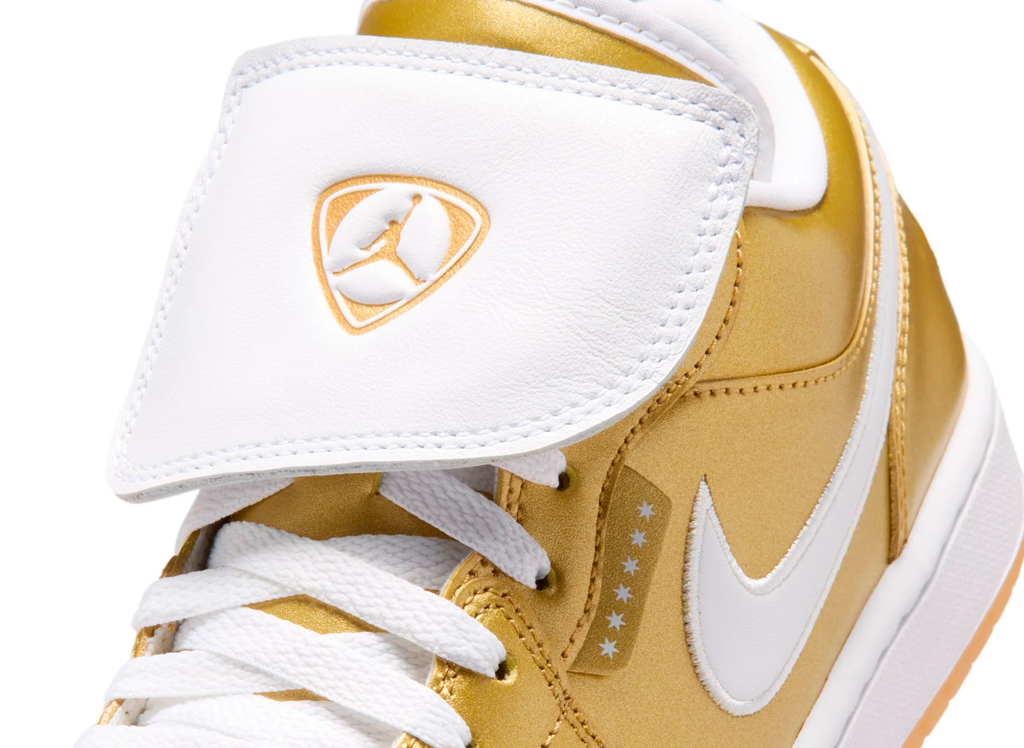 Women's Air Jordan 1 Low in Gold - Image 6
