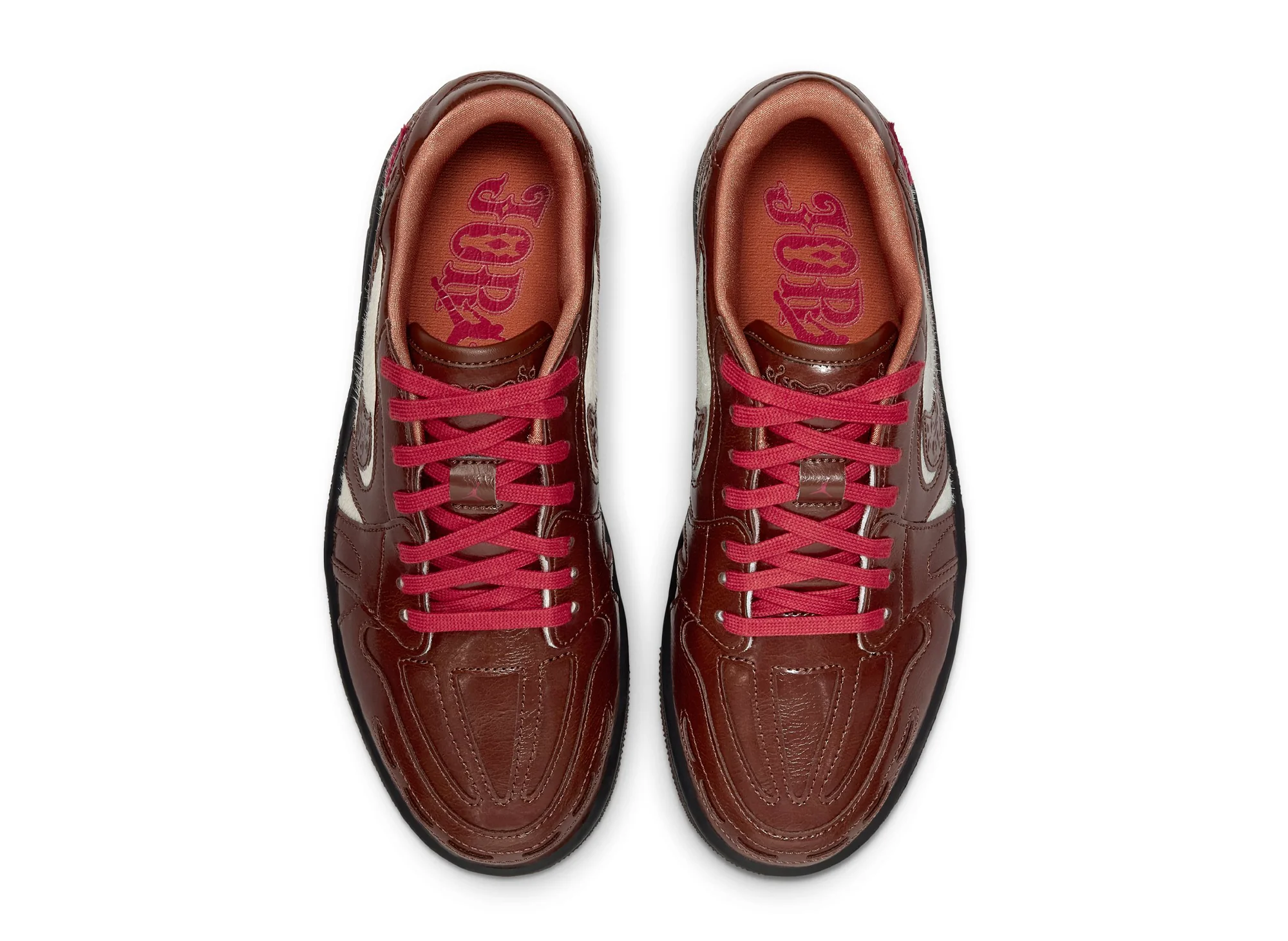 Women's Air Jordan 1 Low Lunar New Year "Method of Make" V3 in Light Chocolate - Image 4