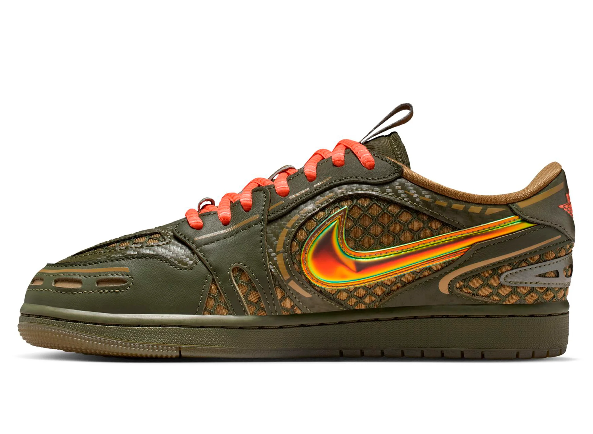 Women's Air Jordan 1 Low "Method of Make" V3 in Brown Kelp - Image 3