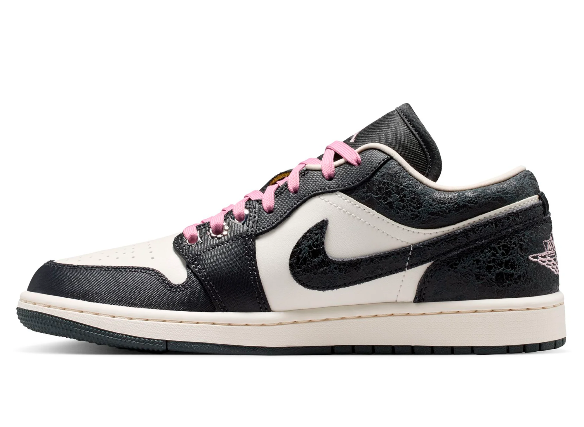 Women's Air Jordan 1 Low SE in Anthracite / Iced Carmine - Image 3