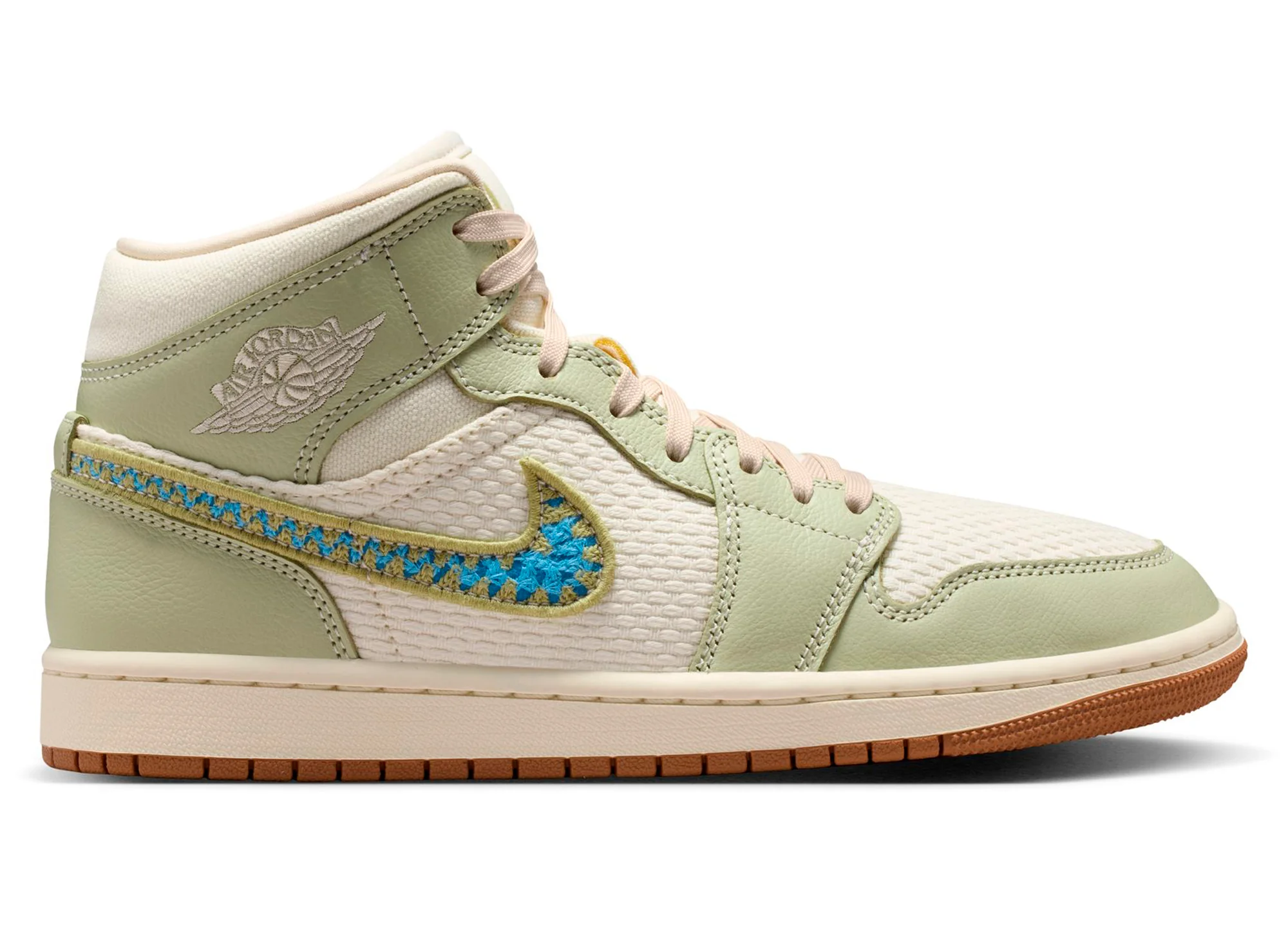Women's Air Jordan 1 Mid SE in Olive Aura - Image 2