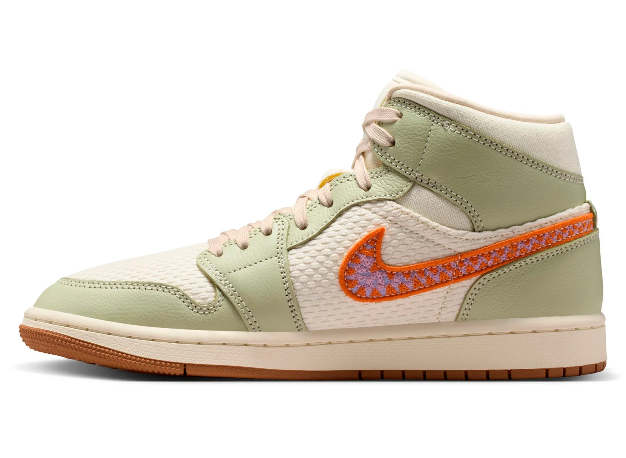 Women's Air Jordan 1 Mid SE in Olive Aura - Image 3